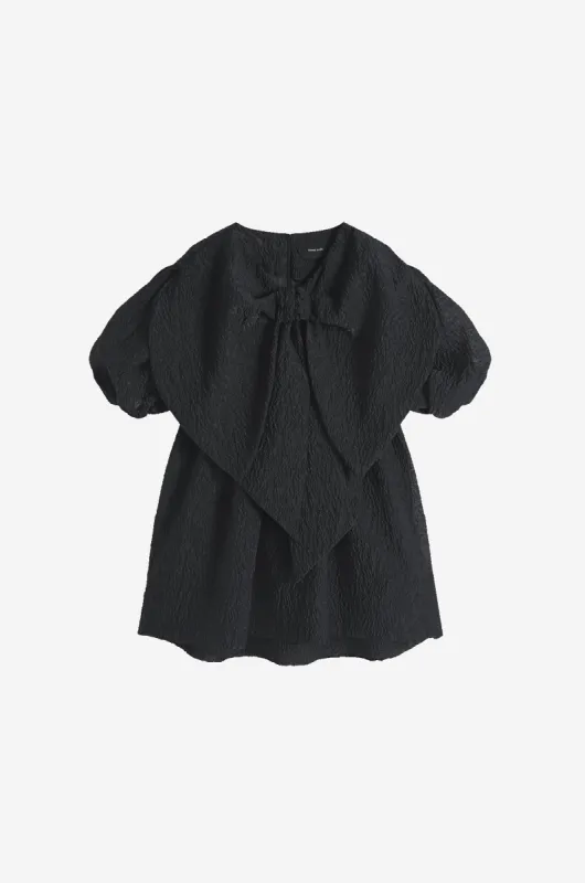Short Front Bow Smock Dress sold by Simone Rocha
