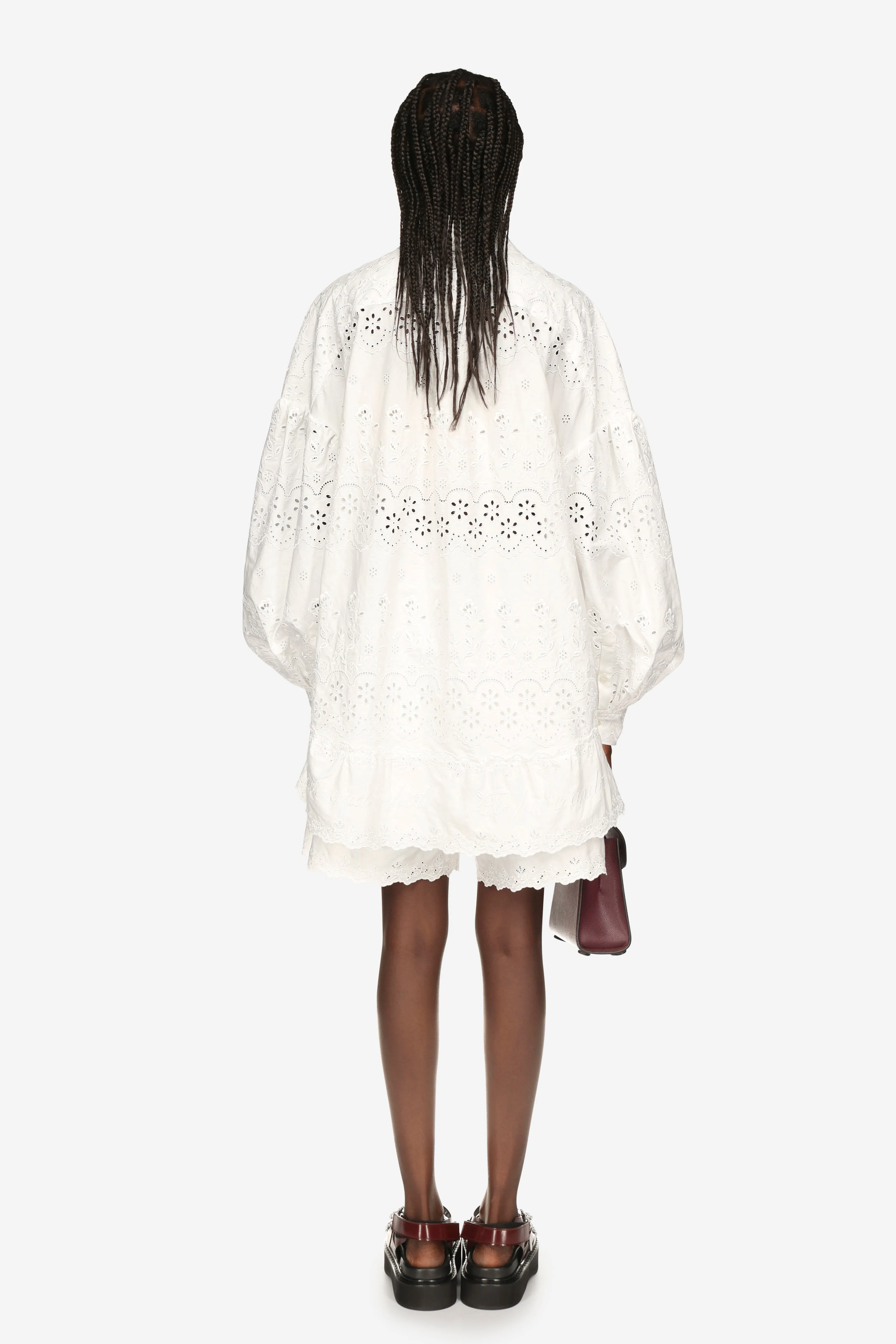 Signature Sleeve Short Shirt Dress sold by Simone Rocha product image thumbnail 2
