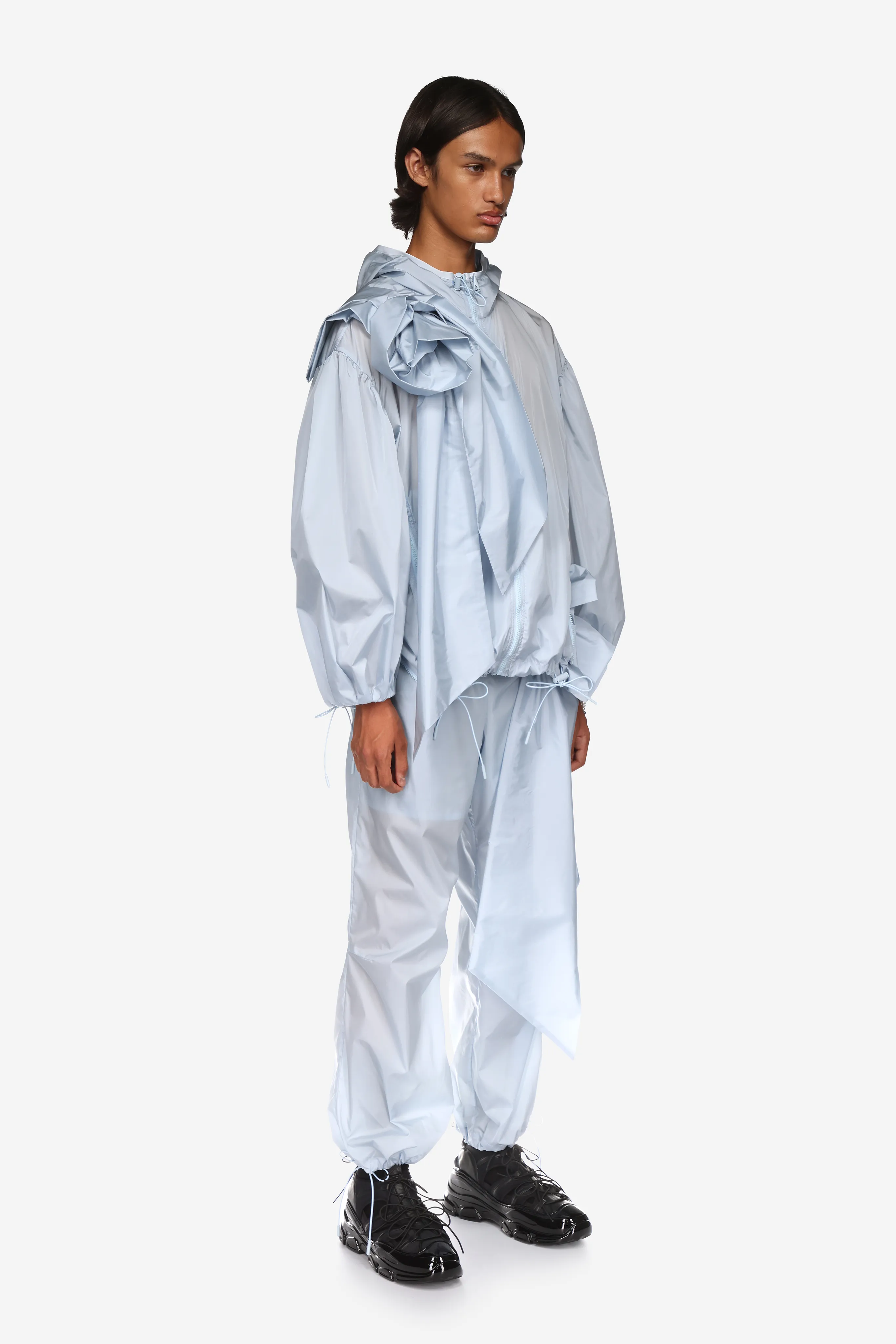 Pressed Rose Tech Track Trousers sold by Simone Rocha product image thumbnail 2