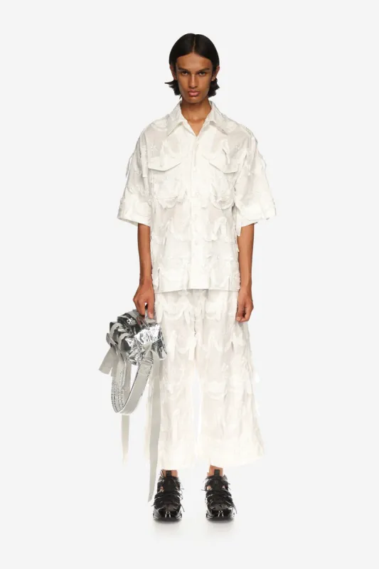 Cropped Cake Cotton Trousers sold by Simone Rocha
