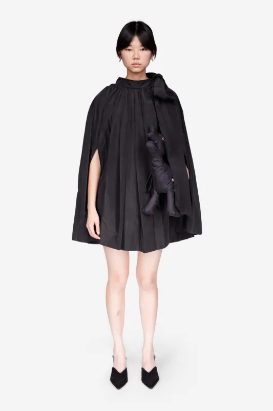 Short Pleated Cascade Cape Dress sold by Simone Rocha