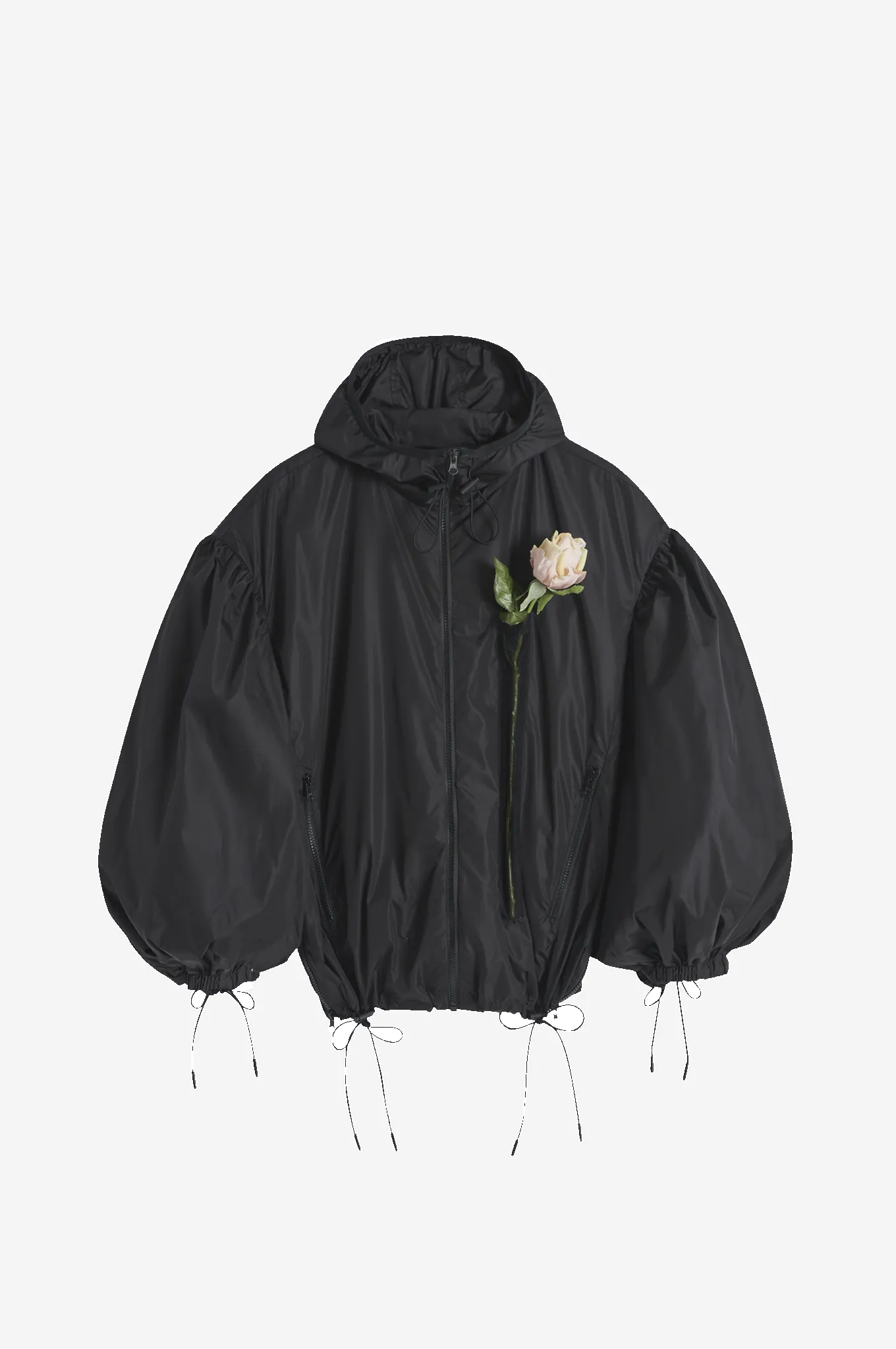 Tech Pocket Jacket with Flower sold by Simone Rocha