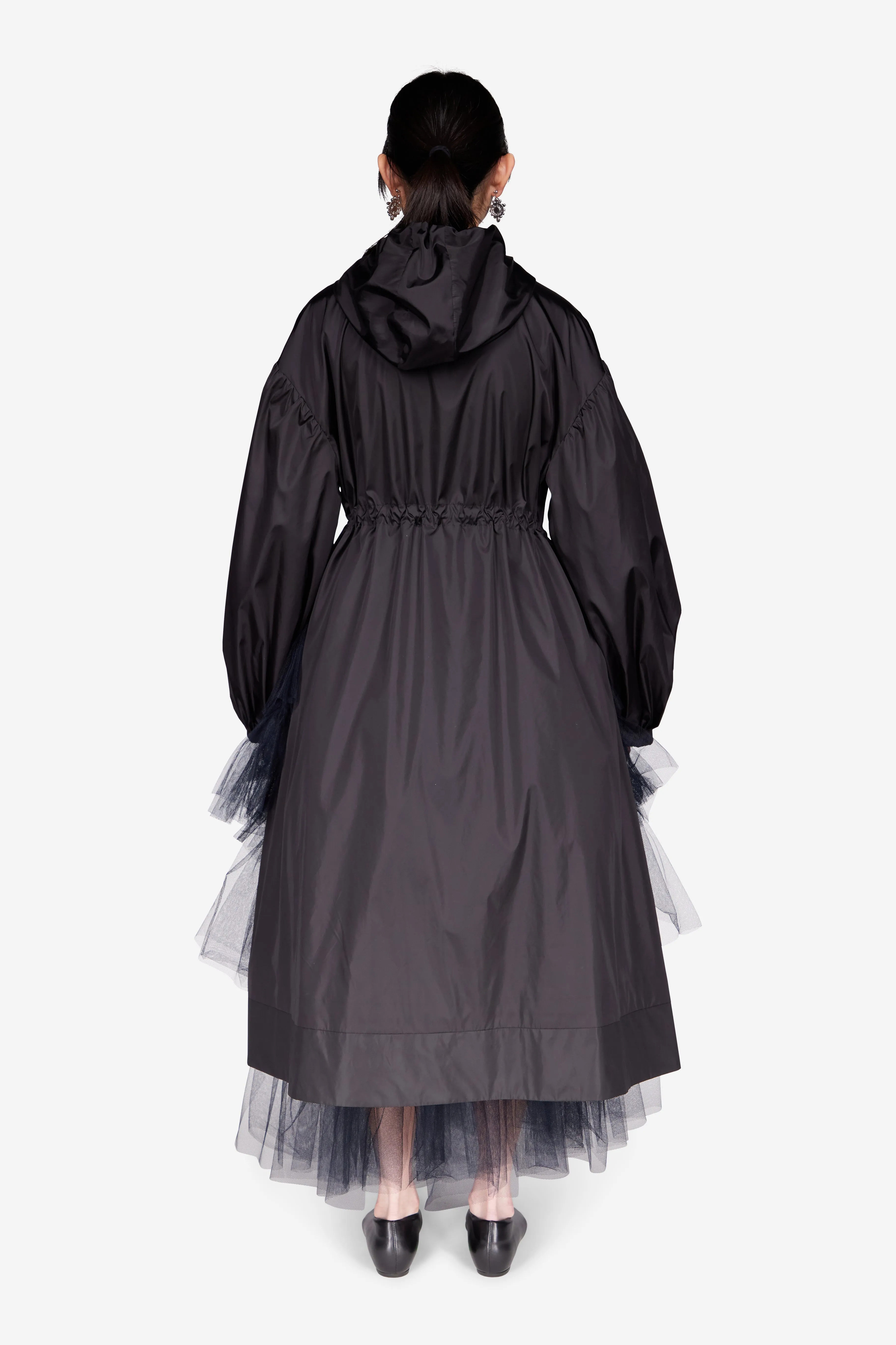 Long Button Placket Trapeze Parka sold by Simone Rocha product image thumbnail 3