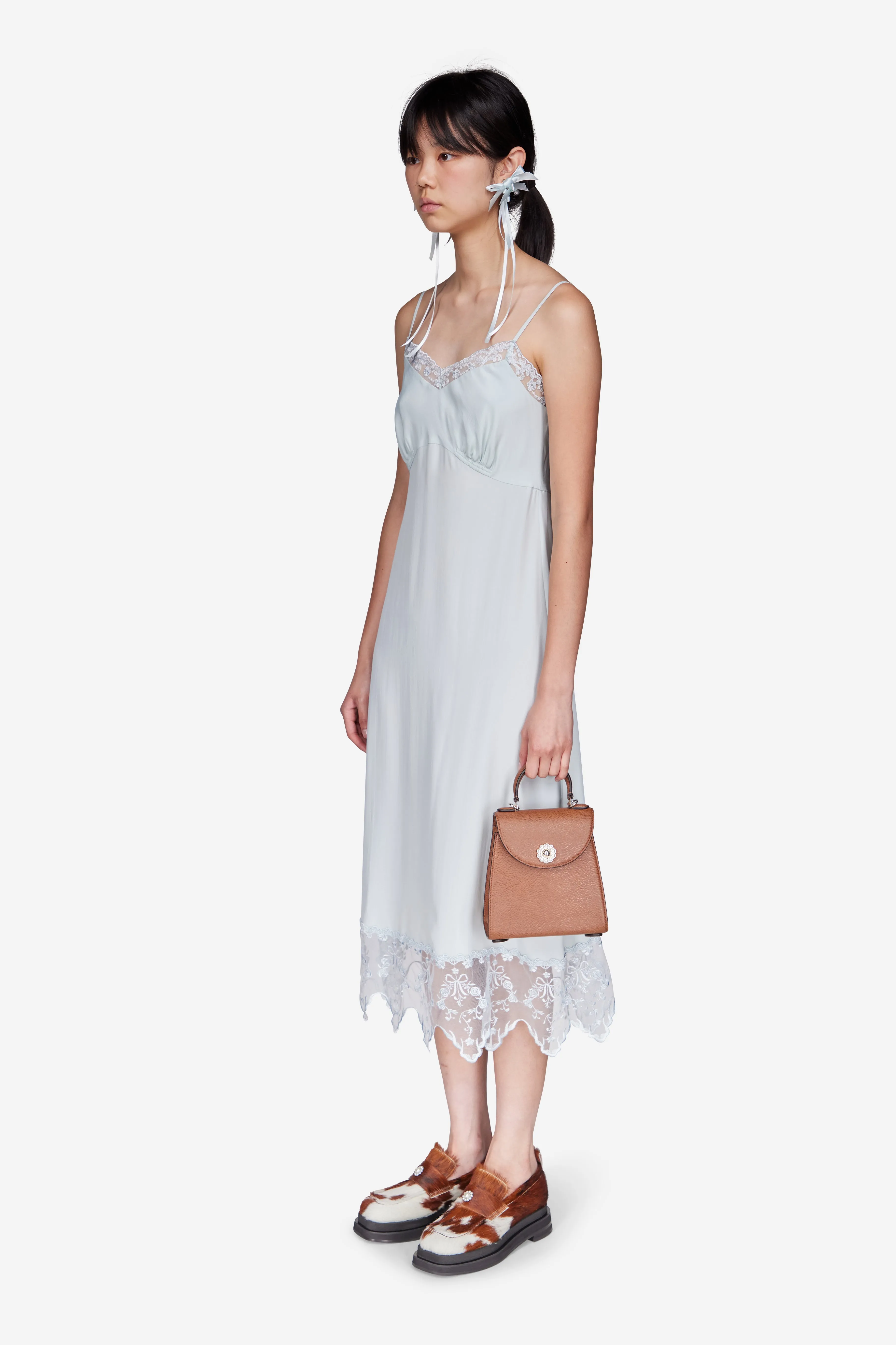 Deep Lace Trim Slip Dress sold by Simone Rocha product image thumbnail 2