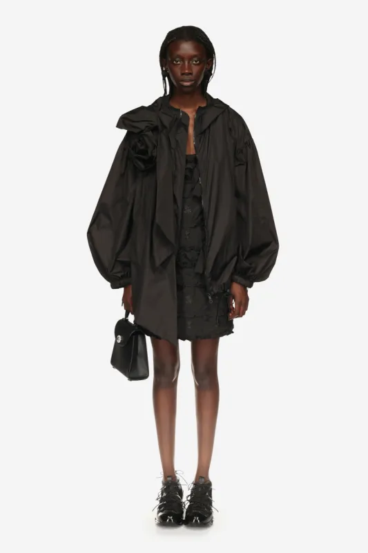 Pressed Rose Puff Sleeve Tech Jacket sold by Simone Rocha