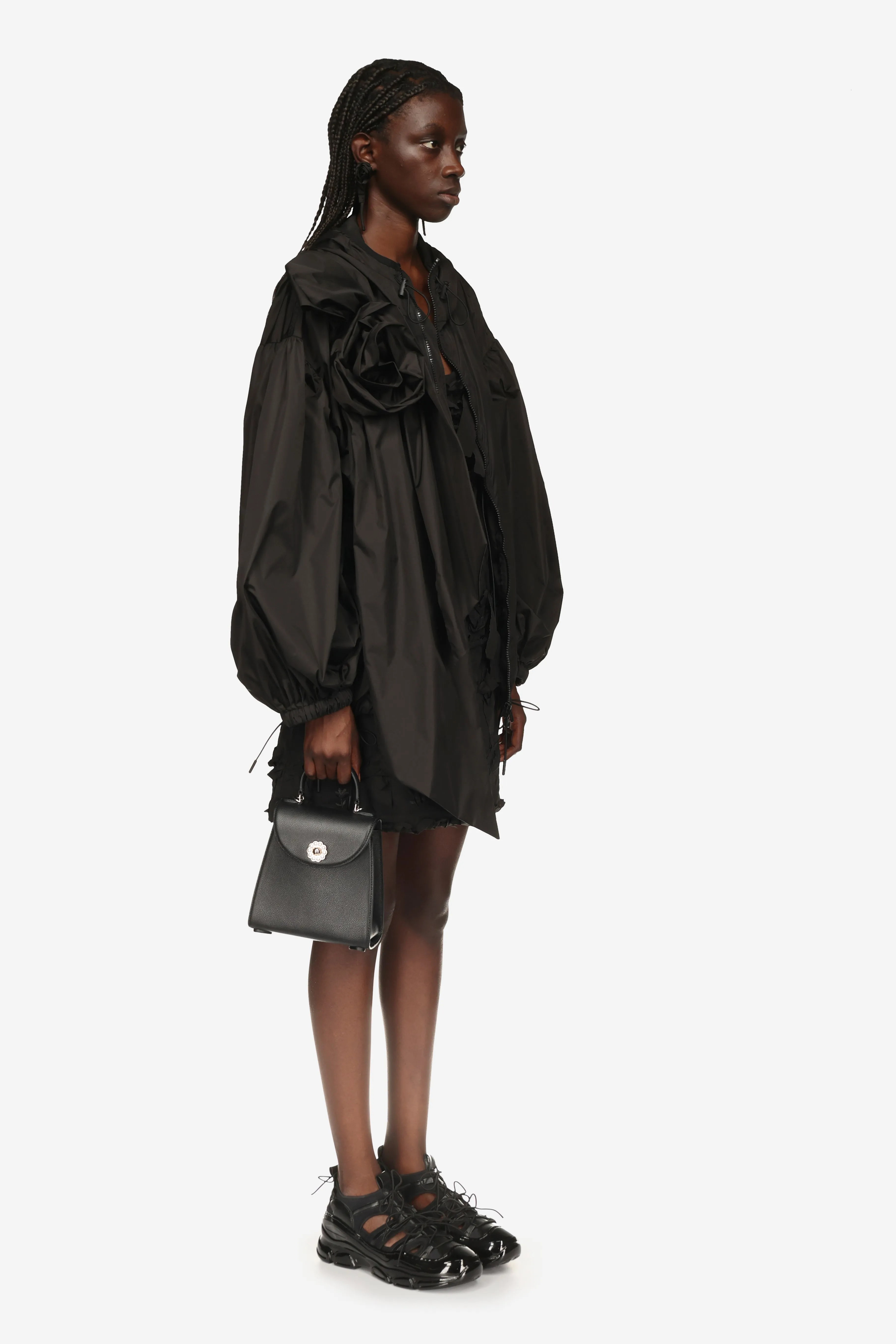 Pressed Rose Puff Sleeve Tech Jacket sold by Simone Rocha product image thumbnail 2