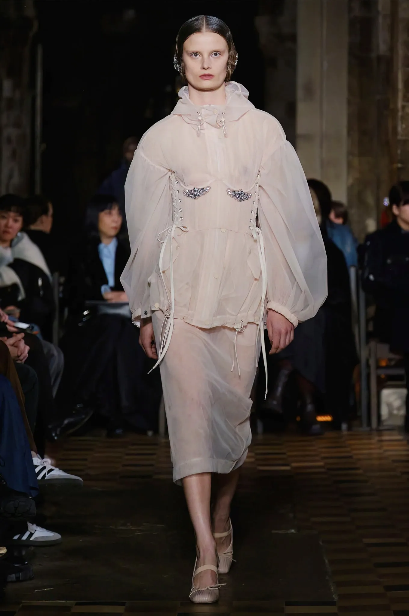 Embellished Sheer Corset Parka sold by Simone Rocha product image thumbnail 3