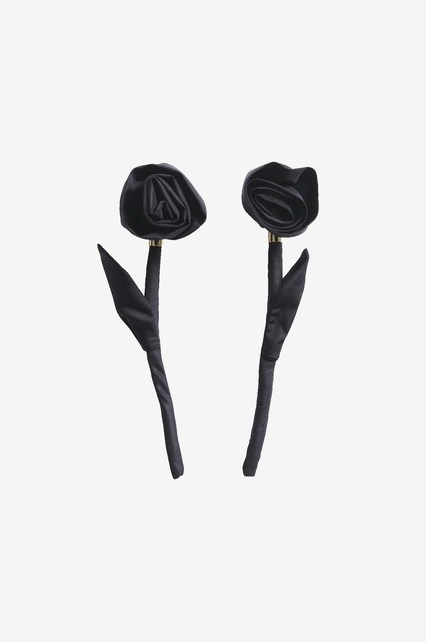 Nylon Rose Stem Earrings sold by Simone Rocha