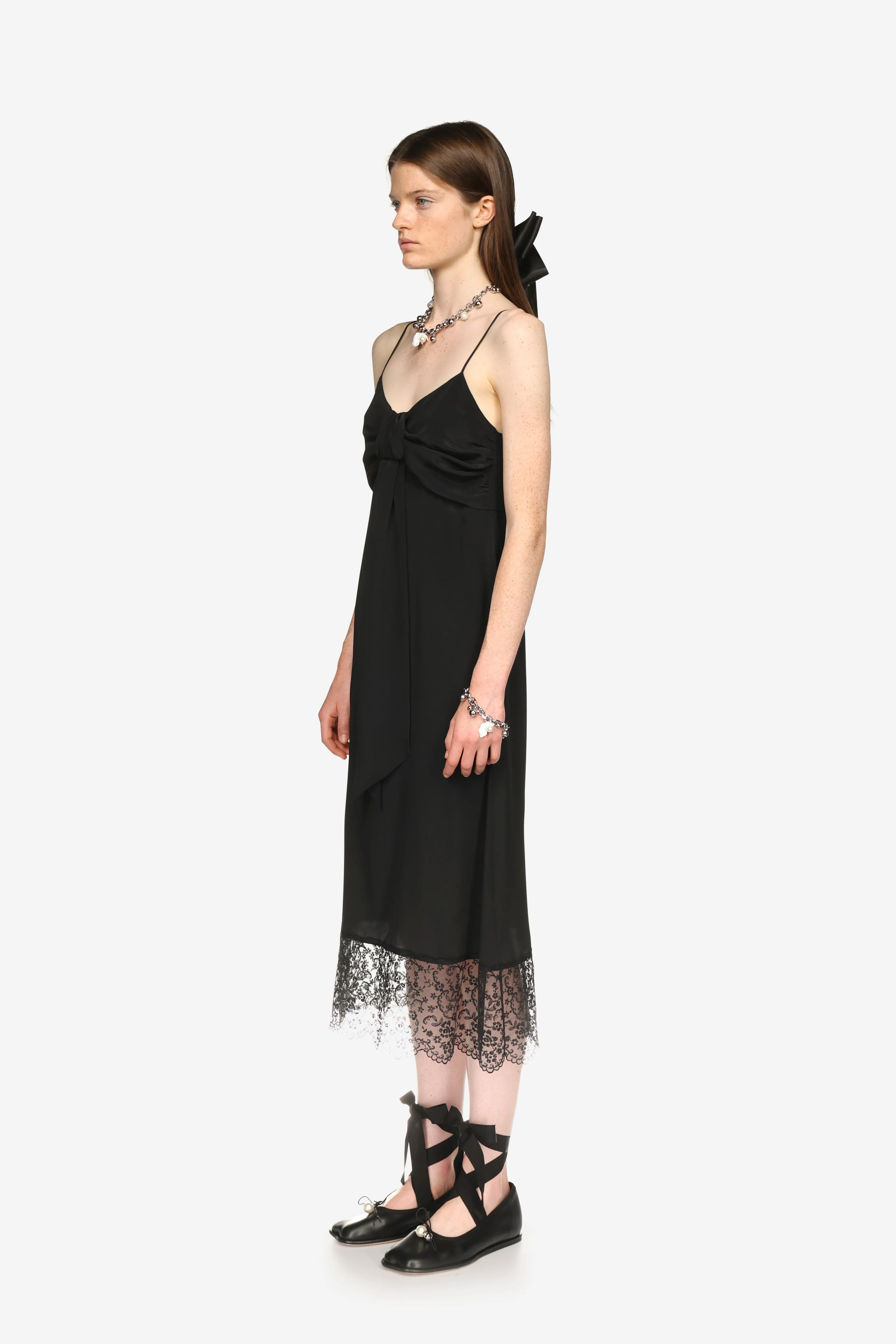 Front Bow Slip Dress sold by Simone Rocha product image thumbnail 2