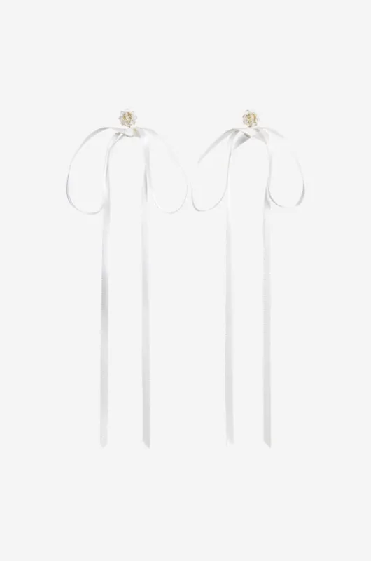 Bow Ribbon Stud Earrings sold by Simone Rocha