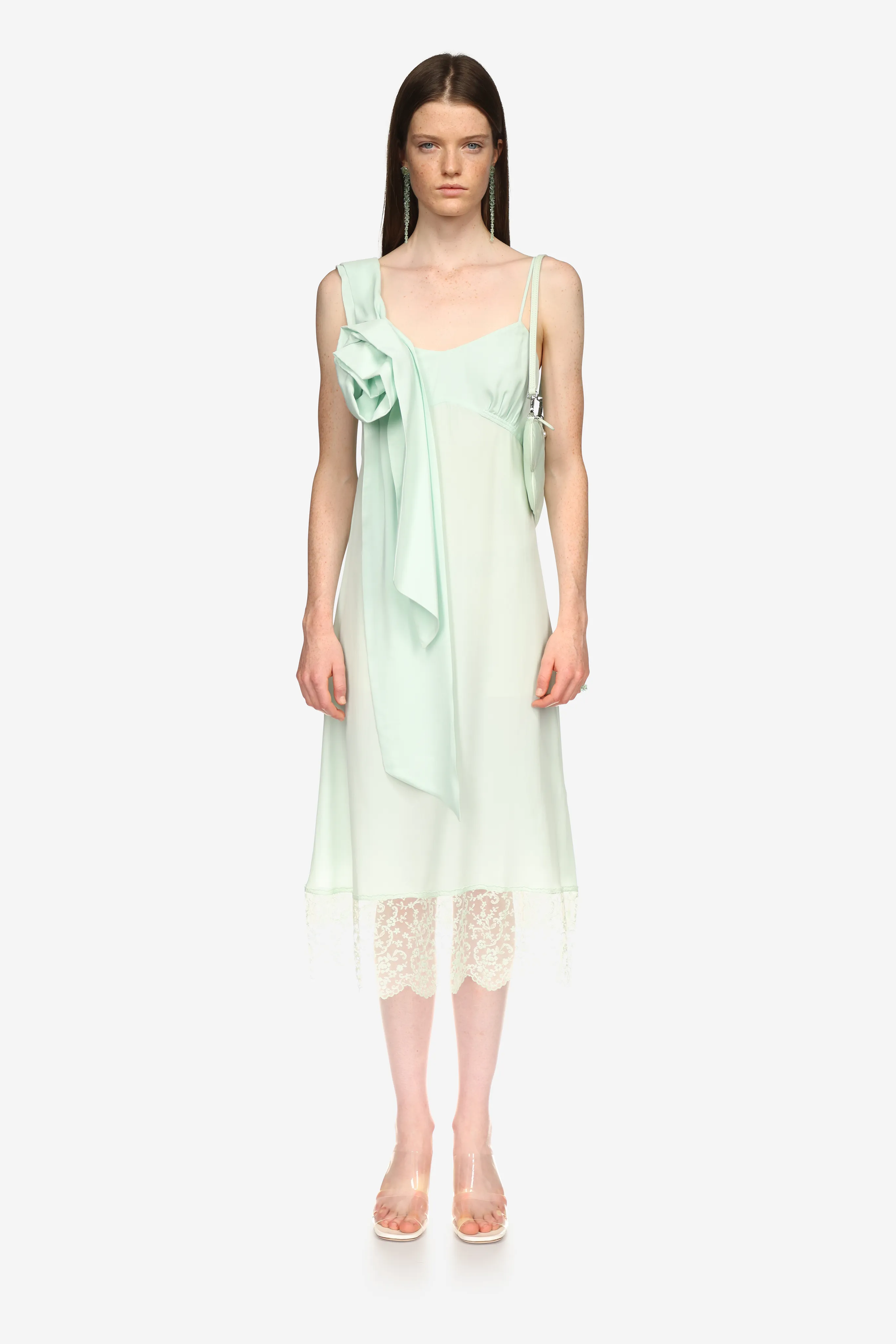 Pressed Rose Slip Dress sold by Simone Rocha
