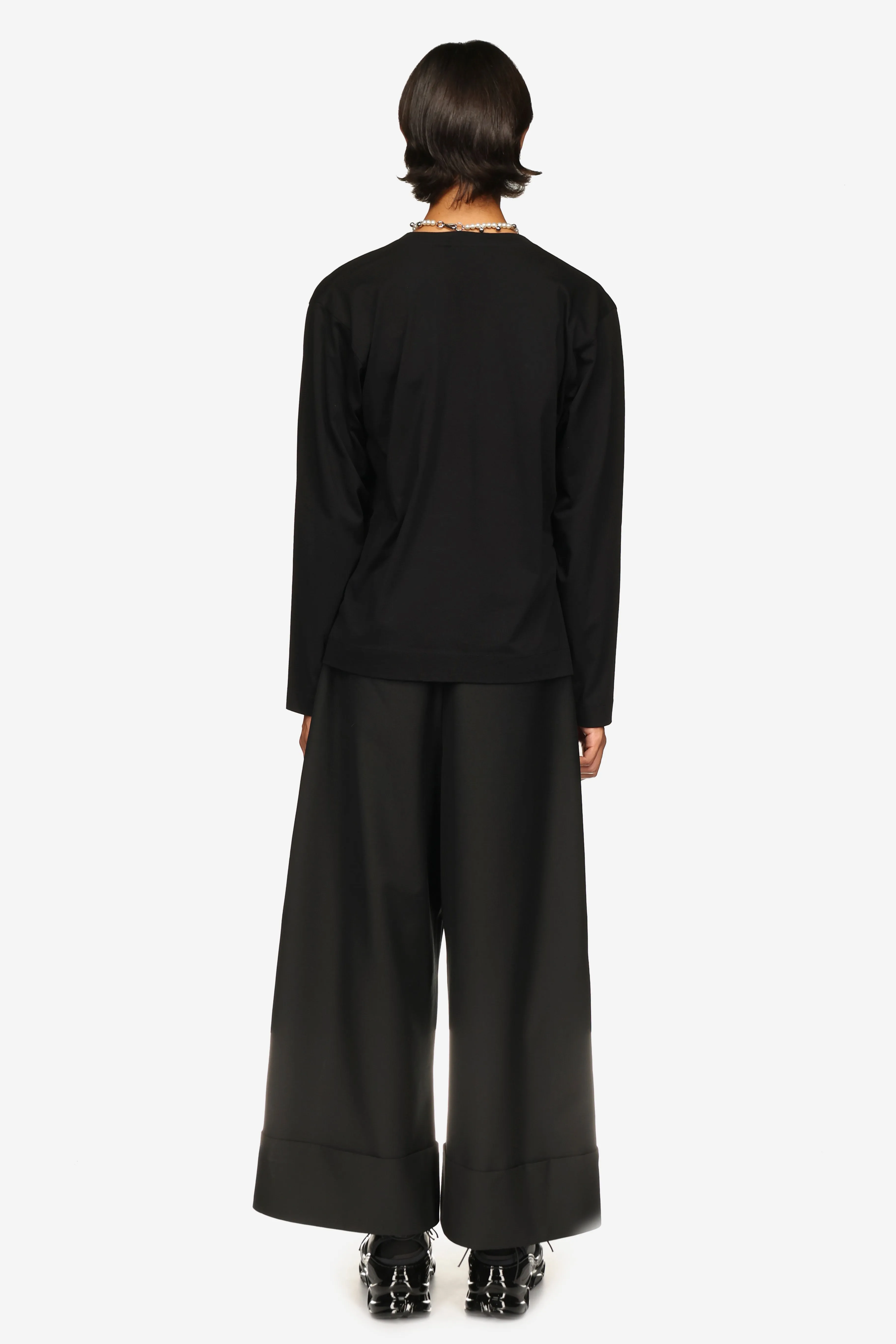 Eating Cake Print Long Sleeve T-Shirt sold by Simone Rocha product image thumbnail 3