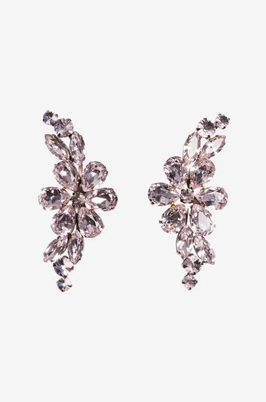 Floral Half Moon Earrings sold by Simone Rocha