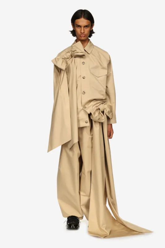 Bow Dolman Workwear Jacket made by Simone Rocha