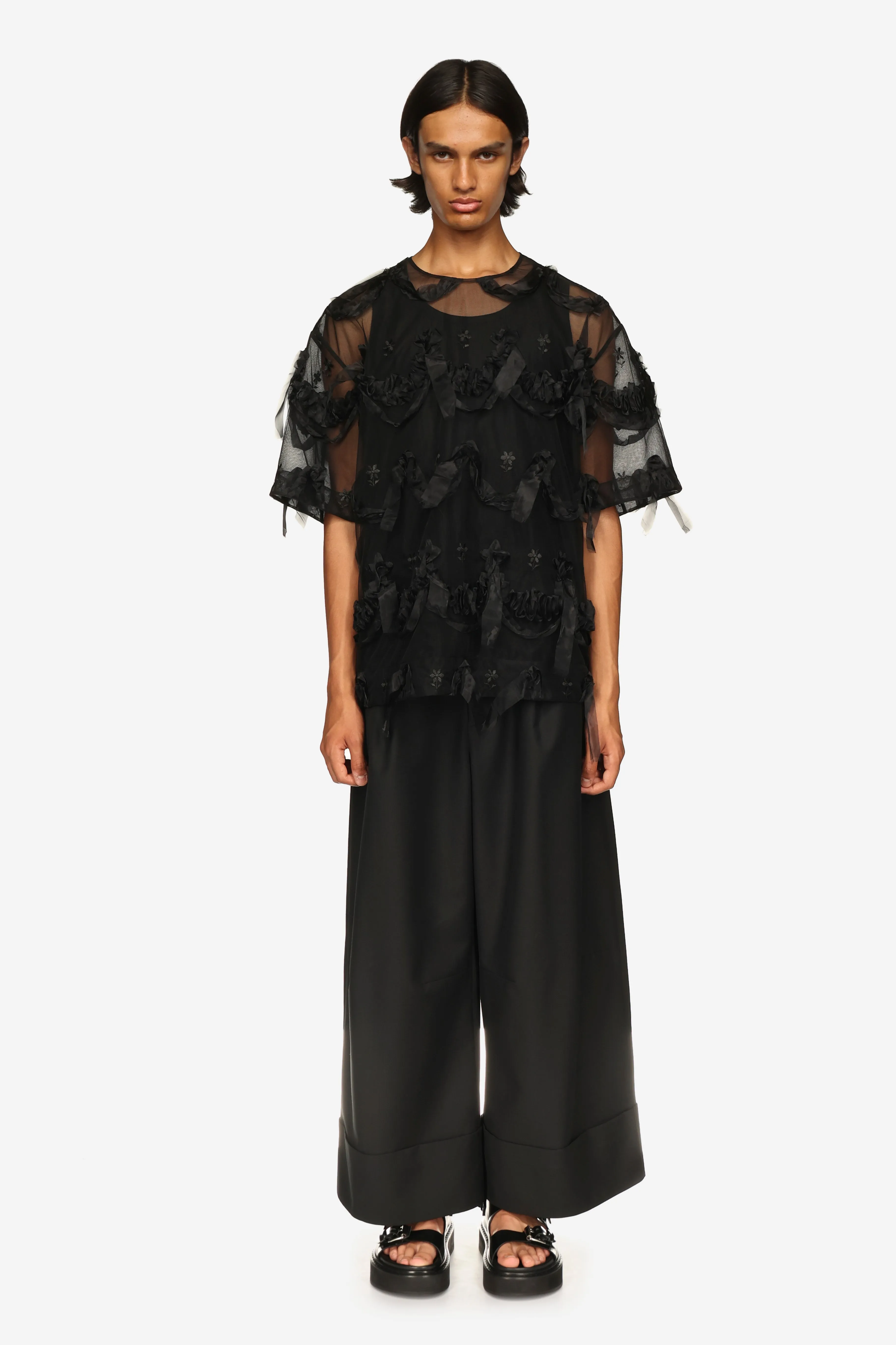 Embroidered Cake Tulle T-Shirt sold by Simone Rocha product image thumbnail 3