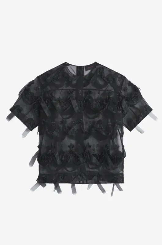 Embroidered Cake Tulle T-Shirt sold by Simone Rocha