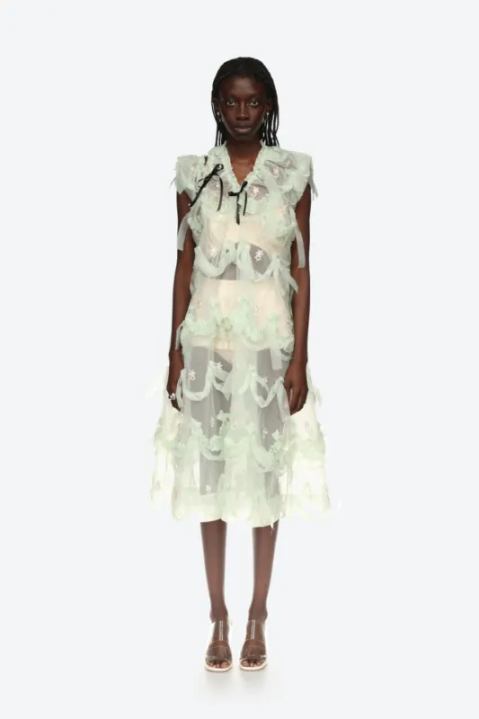 Shoulder Bite Sack Dress made by Simone Rocha