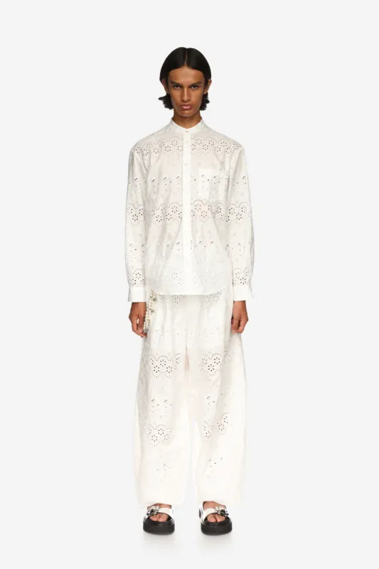 Sculpted Wide Leg Trousers made by Simone Rocha