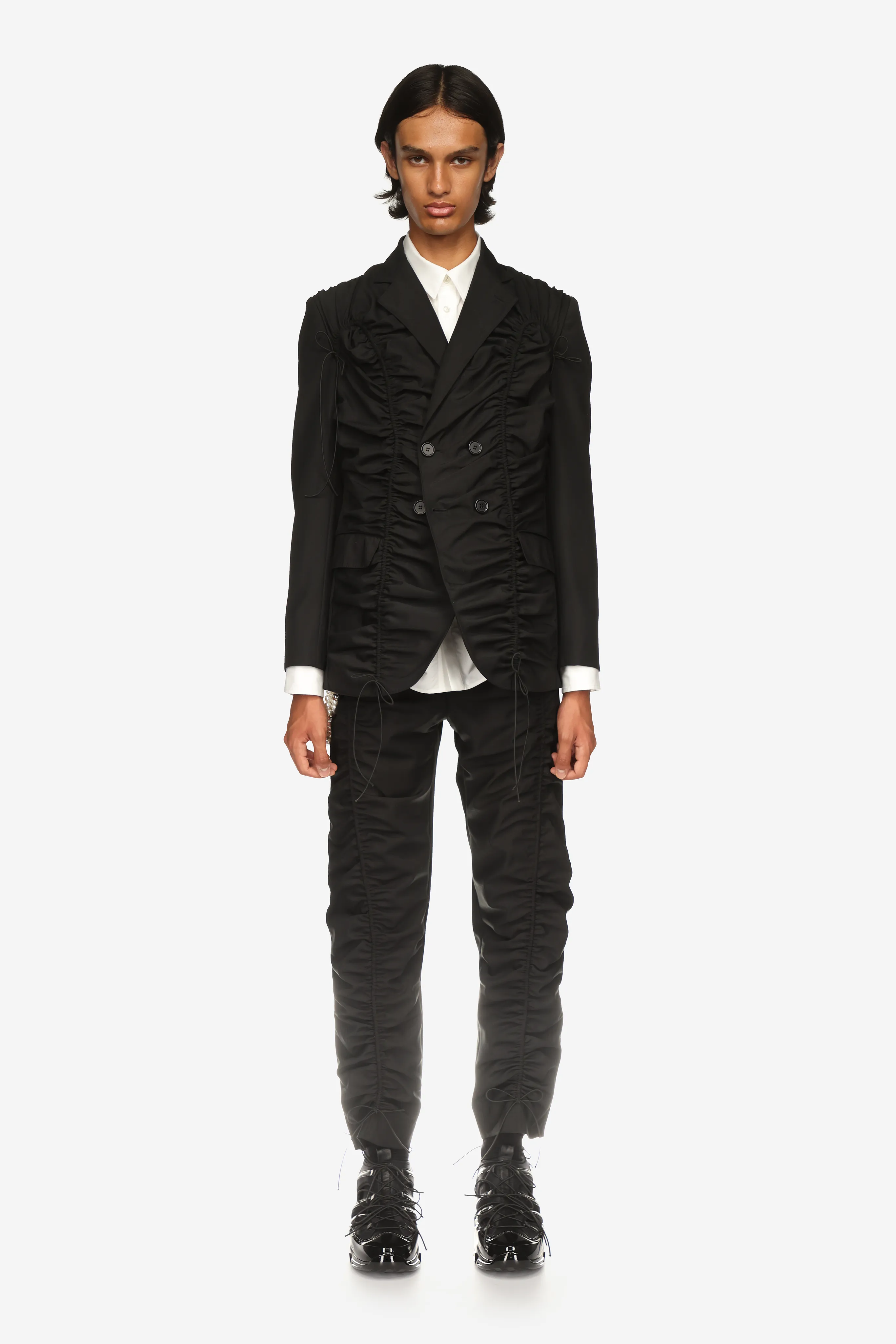 Ruched Double Breasted Jacket sold by Simone Rocha