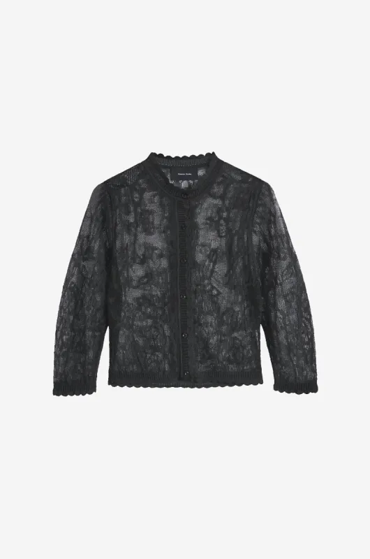 Floral Jacquard Knit Cardigan sold by Simone Rocha