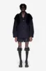 Boxy Faux Fur Panel Armour Jacket sold by Simone Rocha