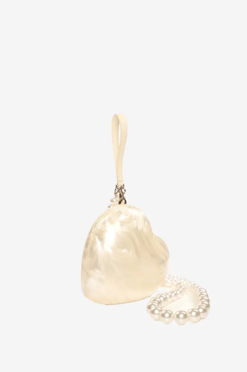 Heart Bag with Pearl Strap sold by Simone Rocha product image thumbnail 2