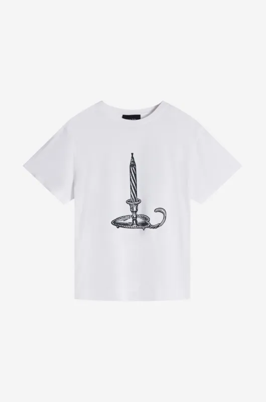 Candle Logo T-Shirt made by Simone Rocha