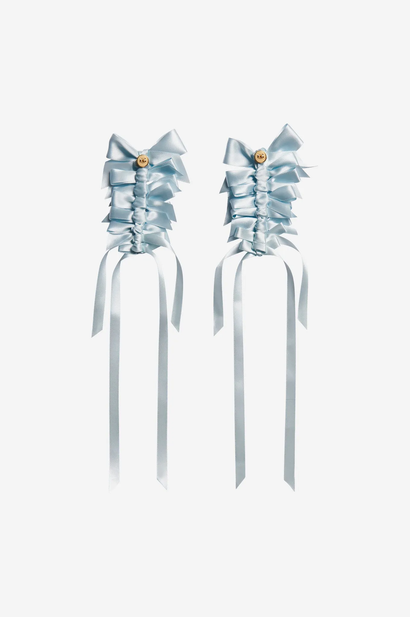 Long Rosette Bow Earrings sold by Simone Rocha product image thumbnail 2