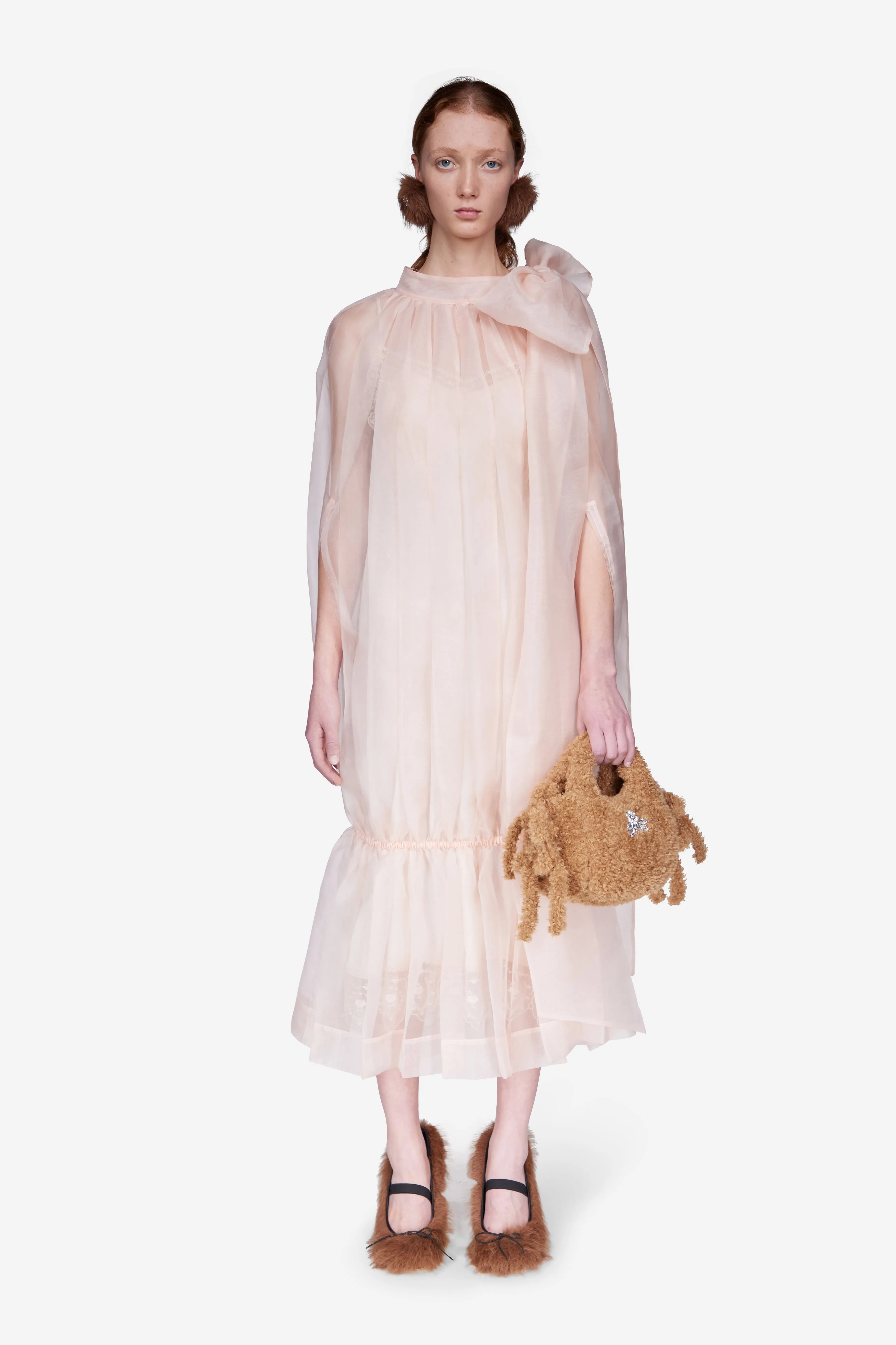 Sheer Cascade Egg Dress sold by Simone Rocha