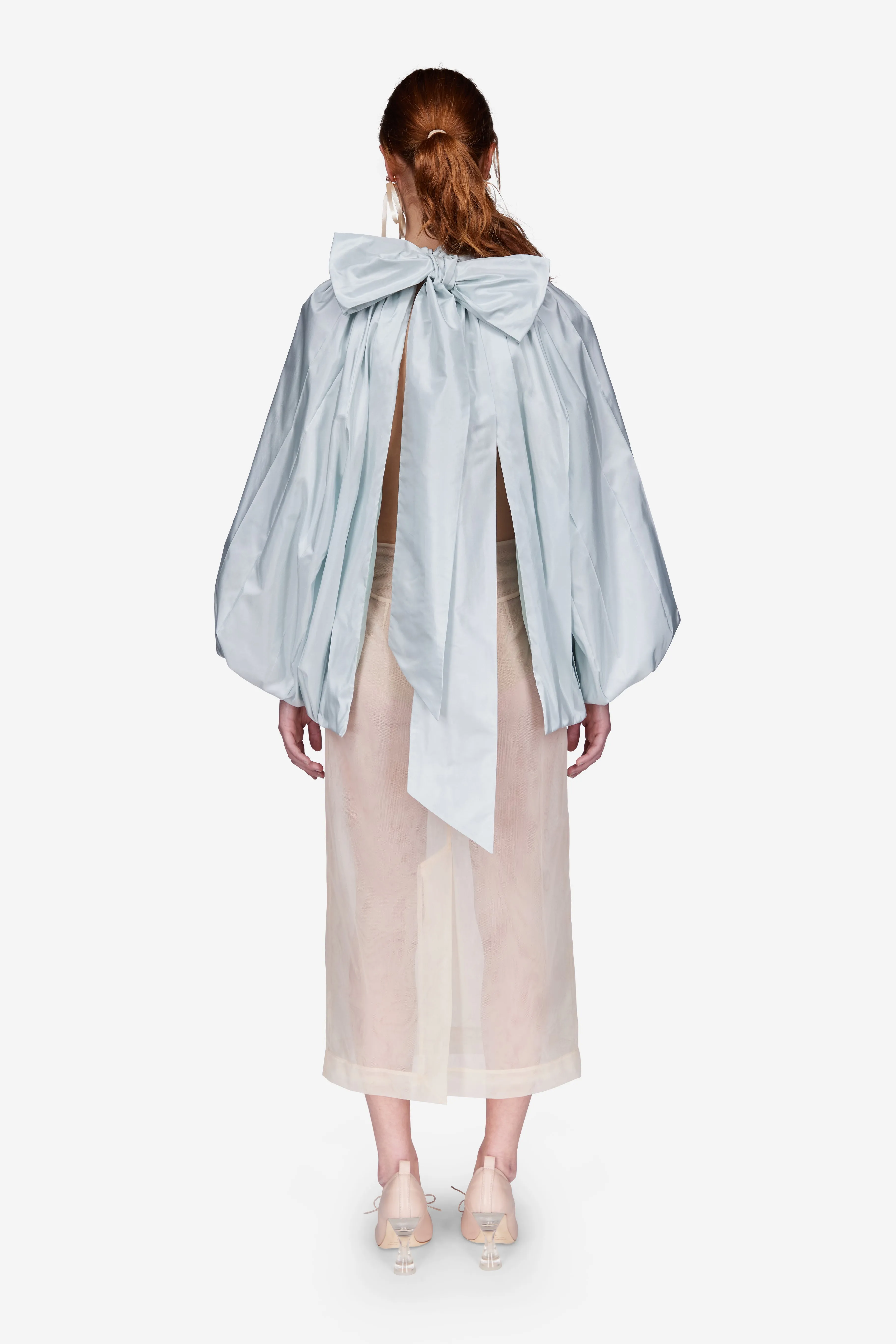 Pleated Back Bow Balloon Top sold by Simone Rocha product image thumbnail 3