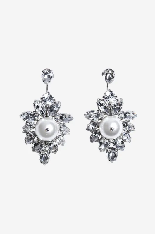 Crystal Crest Earrings sold by Simone Rocha