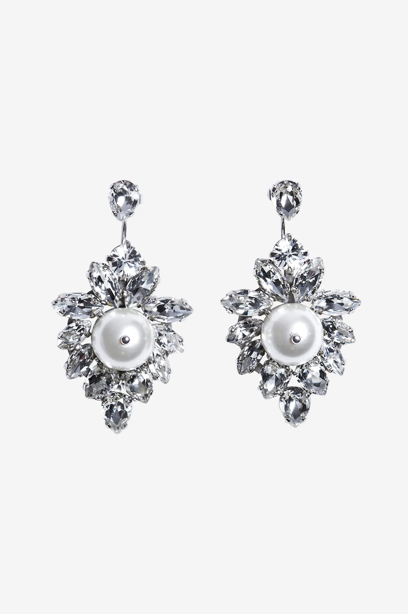 Crystal Crest Earrings sold by Simone Rocha