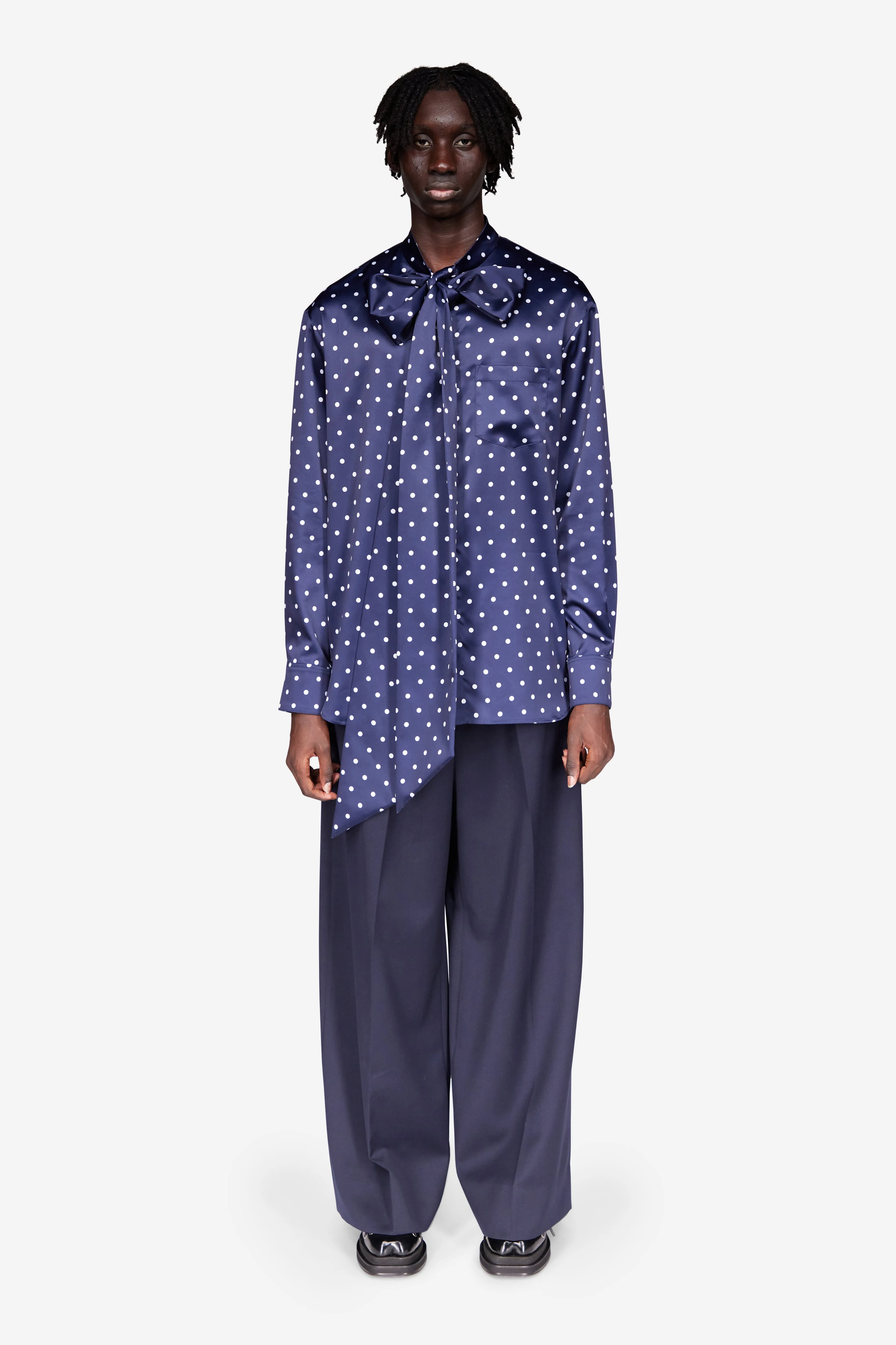 Front Bow Easy Shirt sold by Simone Rocha