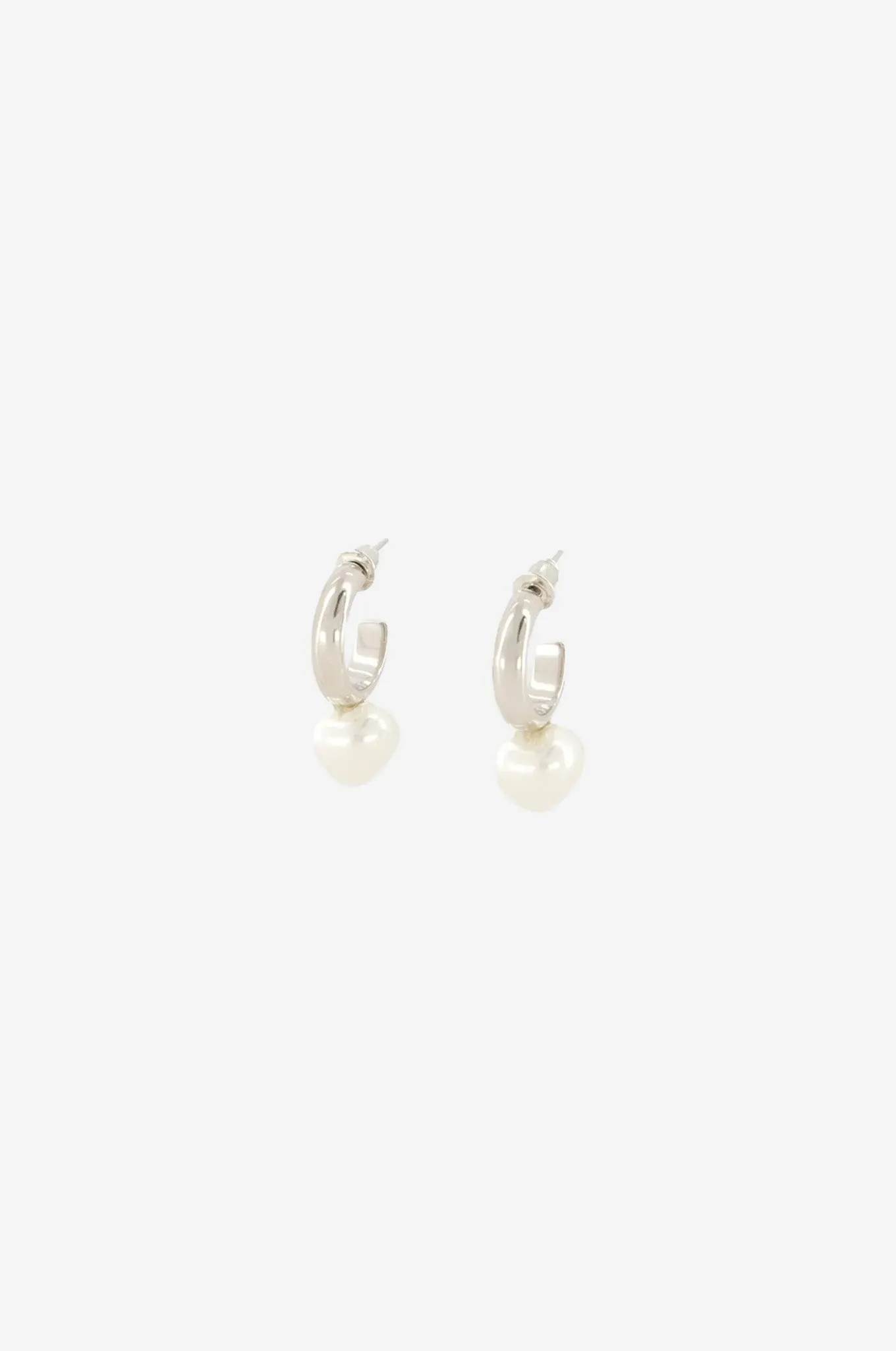 Mini Heart Hoop Earrings sold by Simone Rocha product image thumbnail 2