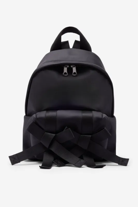 Beaded Utility Bow Backpack made by Simone Rocha