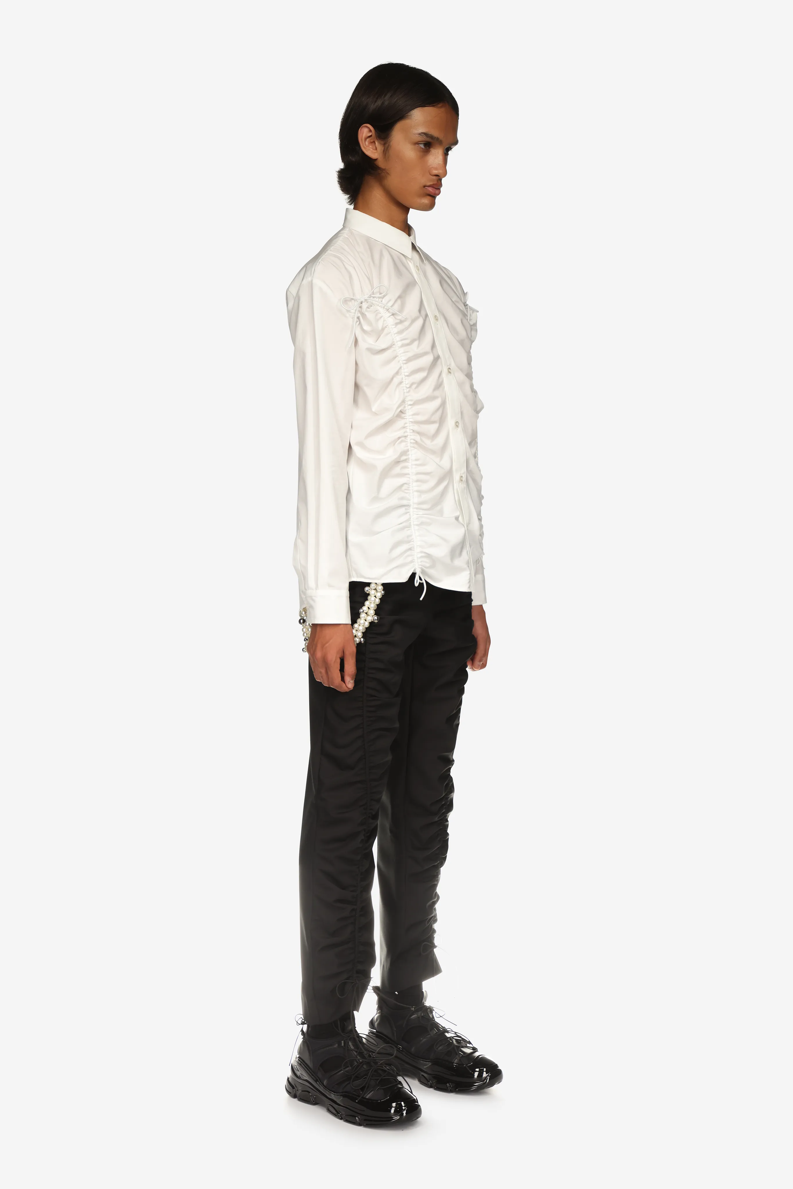 Ruched Classic Shirt sold by Simone Rocha product image thumbnail 2