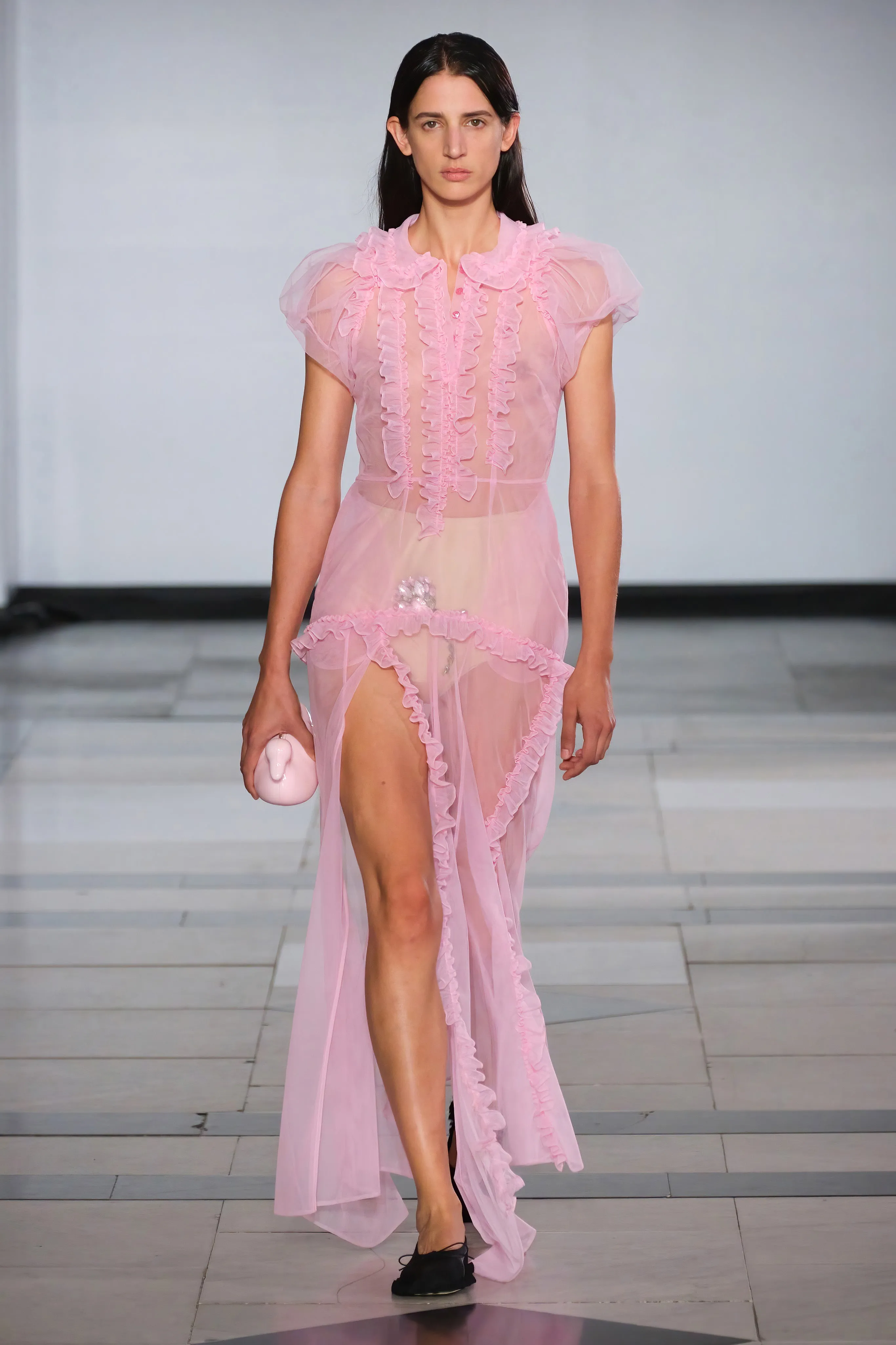 Ruffle Frill Multi-Seam Dress sold by Simone Rocha product image thumbnail 4