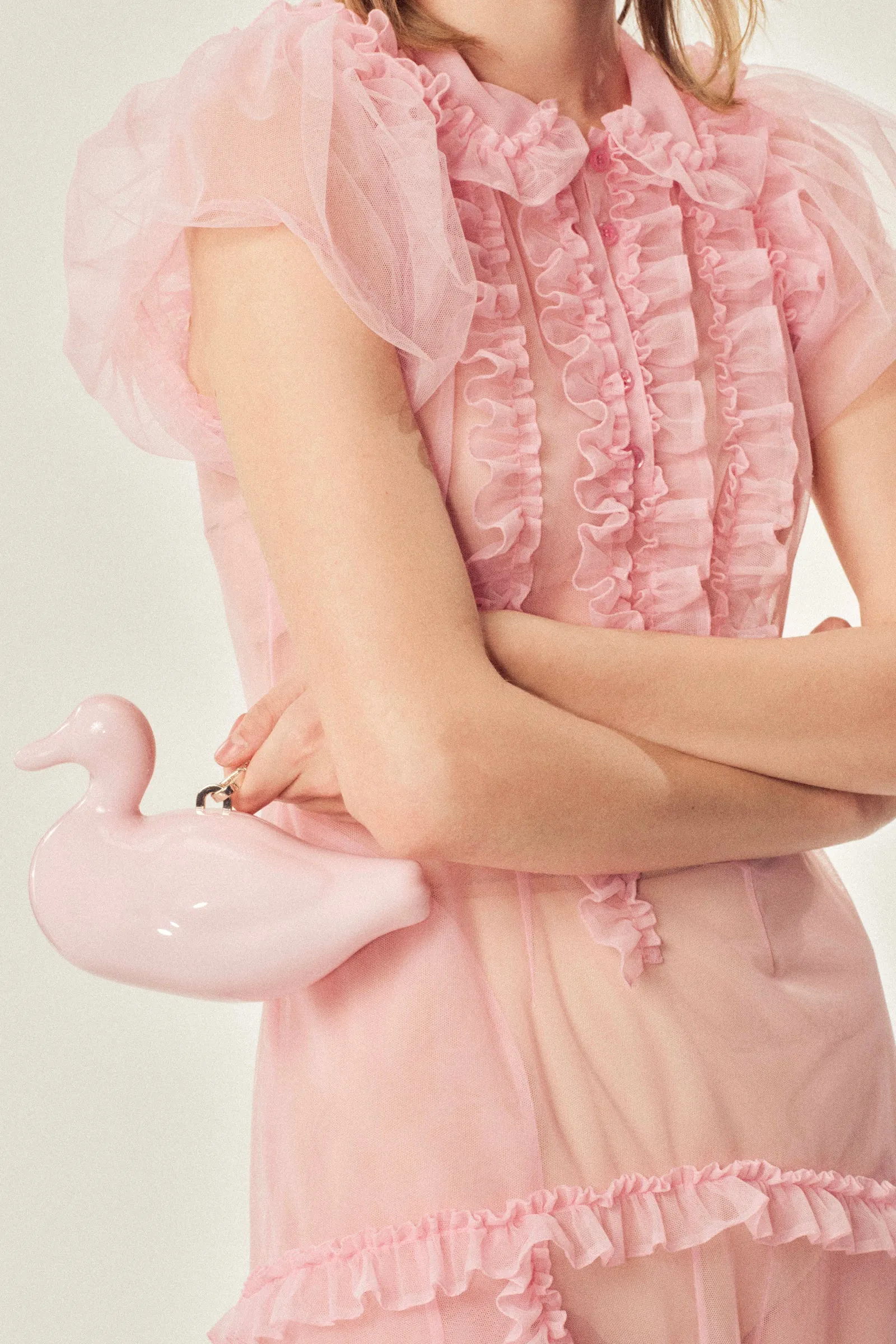 Ruffle Frill Multi-Seam Dress sold by Simone Rocha product image thumbnail 3