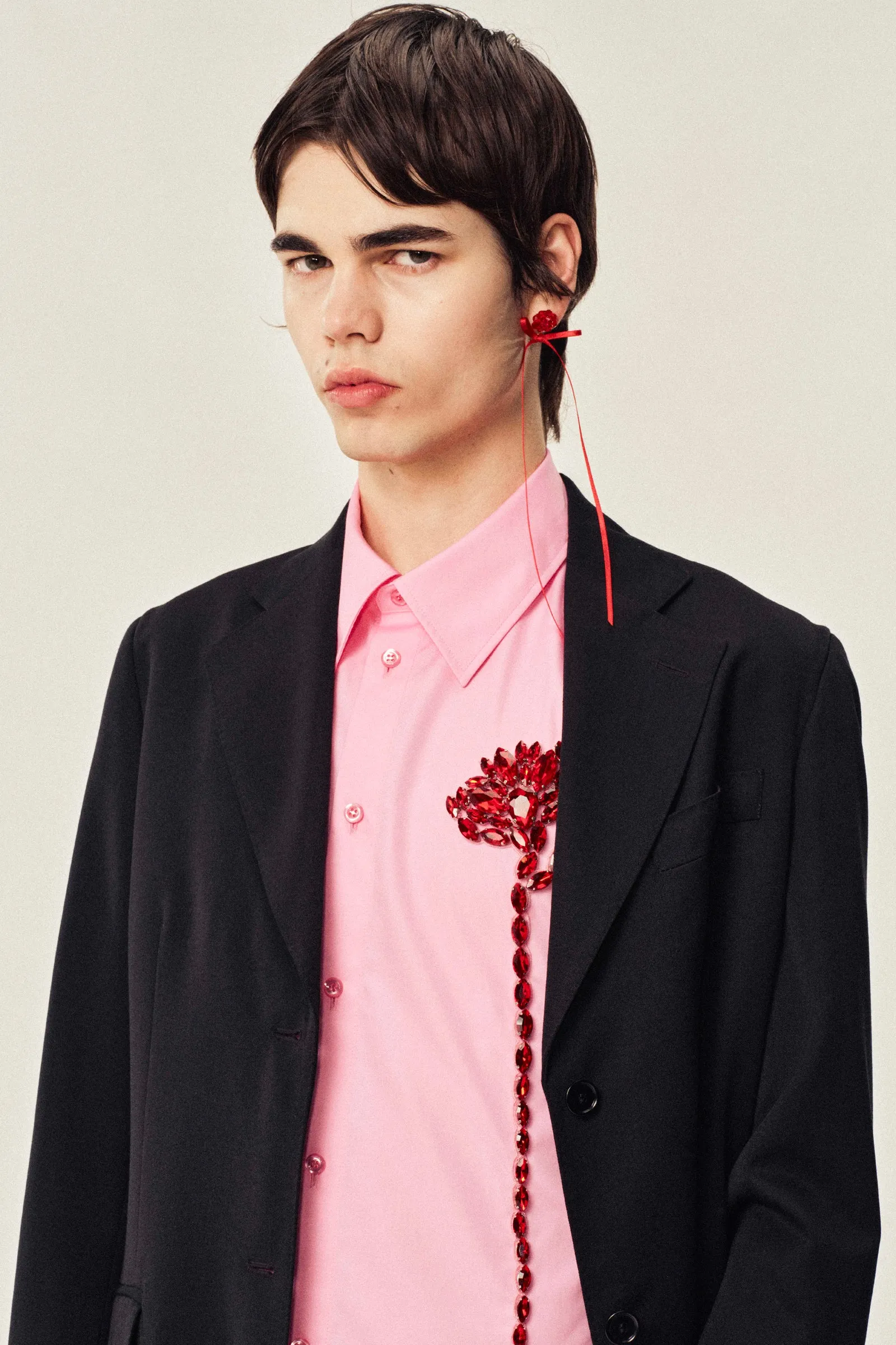 Embellished Carnation Classic Shirt sold by Simone Rocha product image thumbnail 3