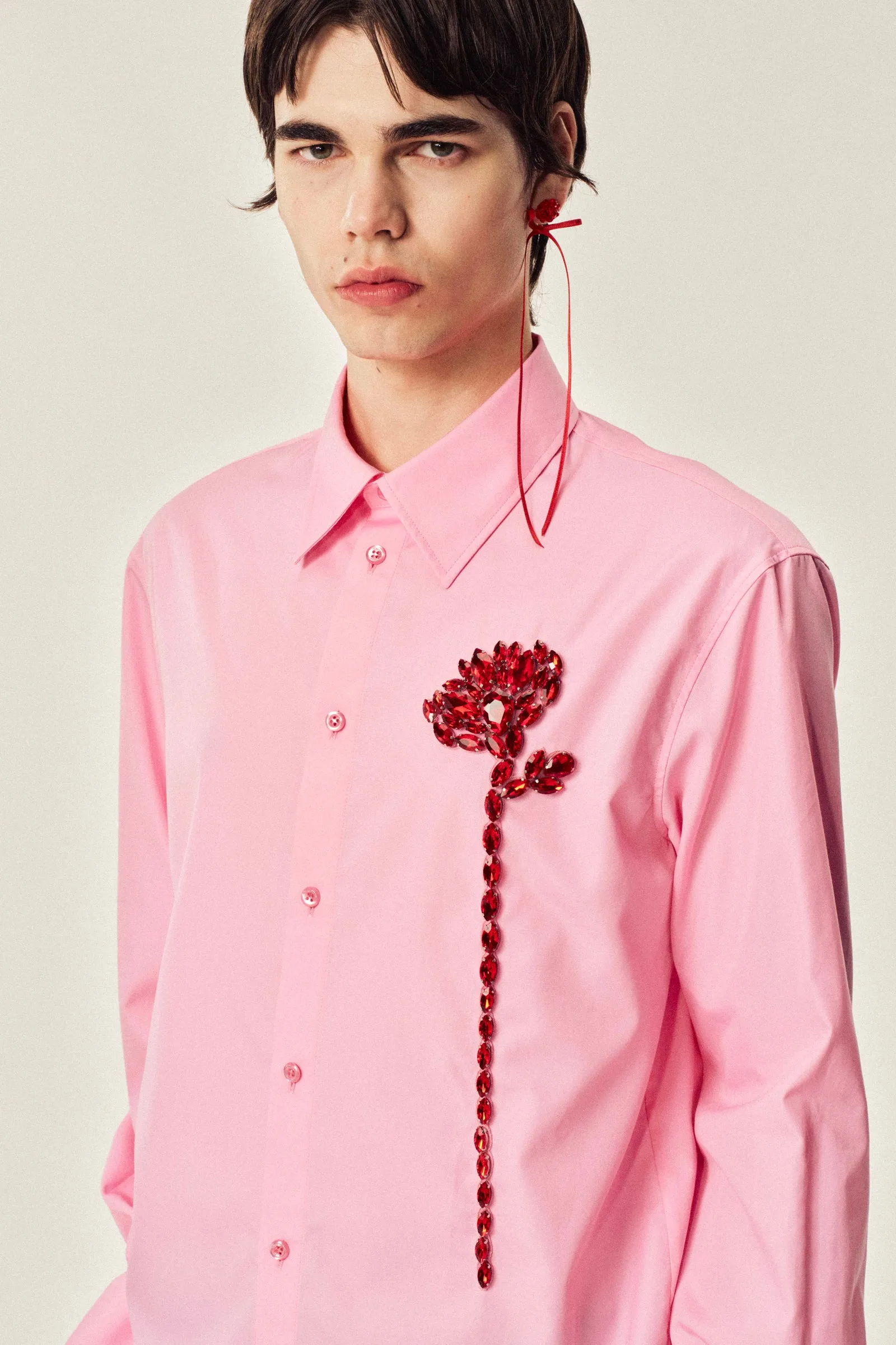 Embellished Carnation Classic Shirt sold by Simone Rocha product image thumbnail 2