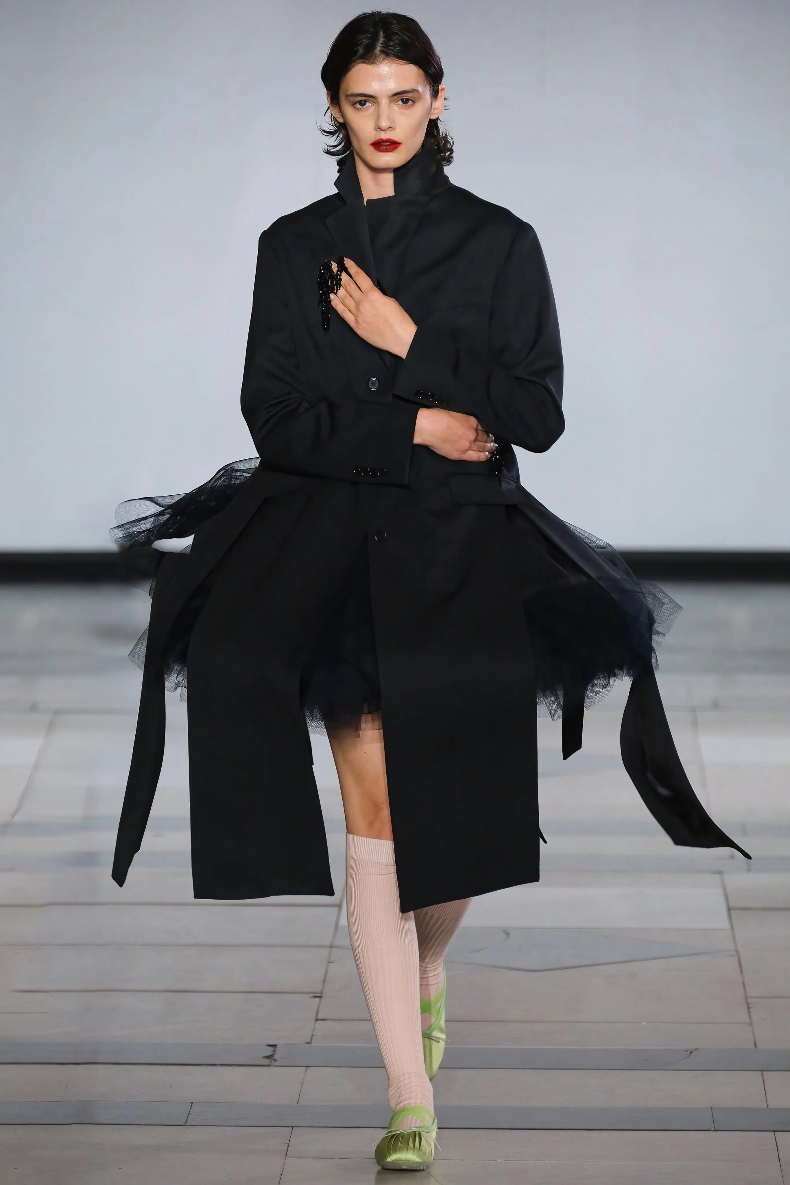 Cut-Out Bow Detail Coat sold by Simone Rocha product image thumbnail 5