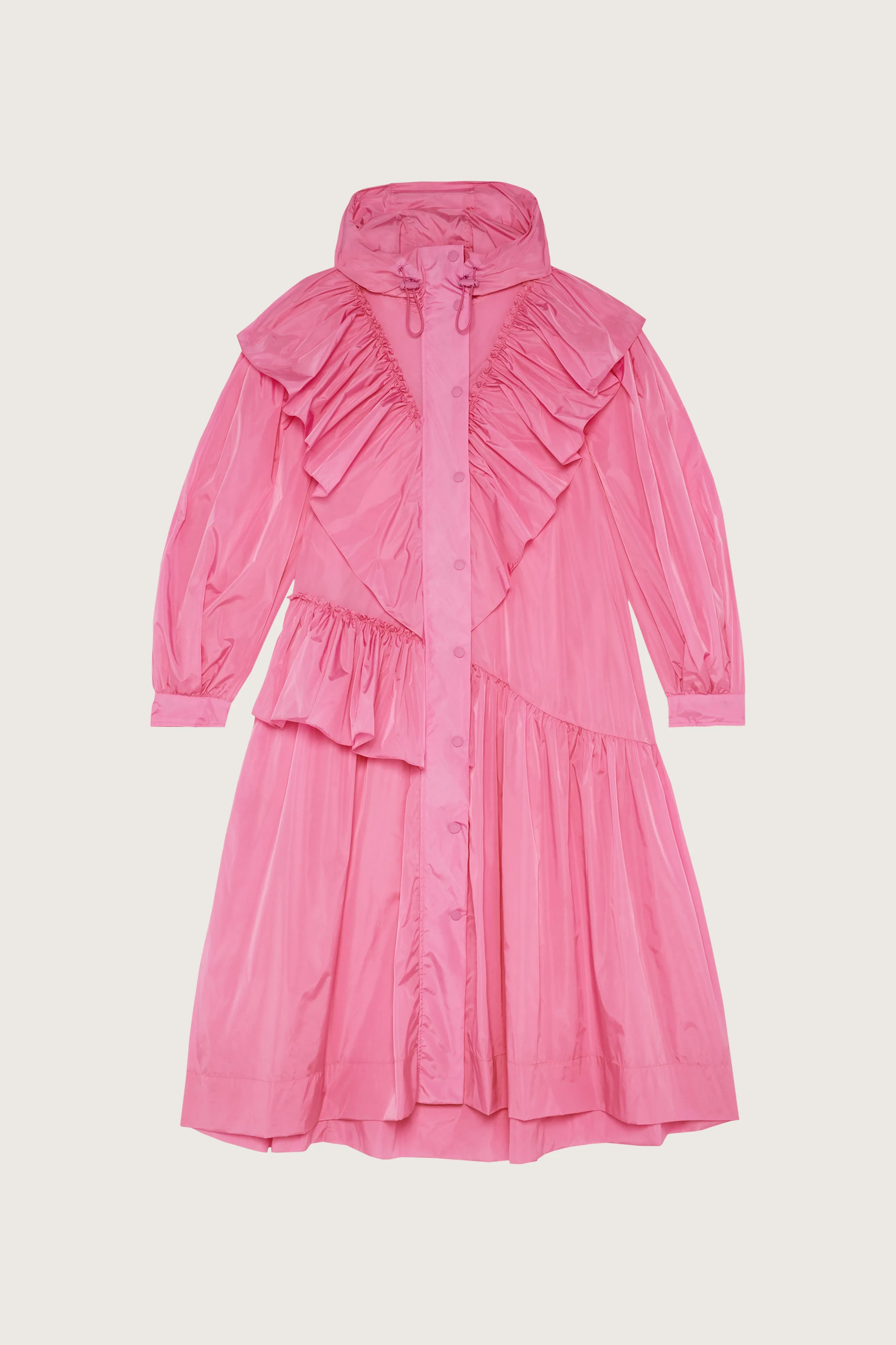 Ruffle Puff Sleeve Parka sold by Simone Rocha