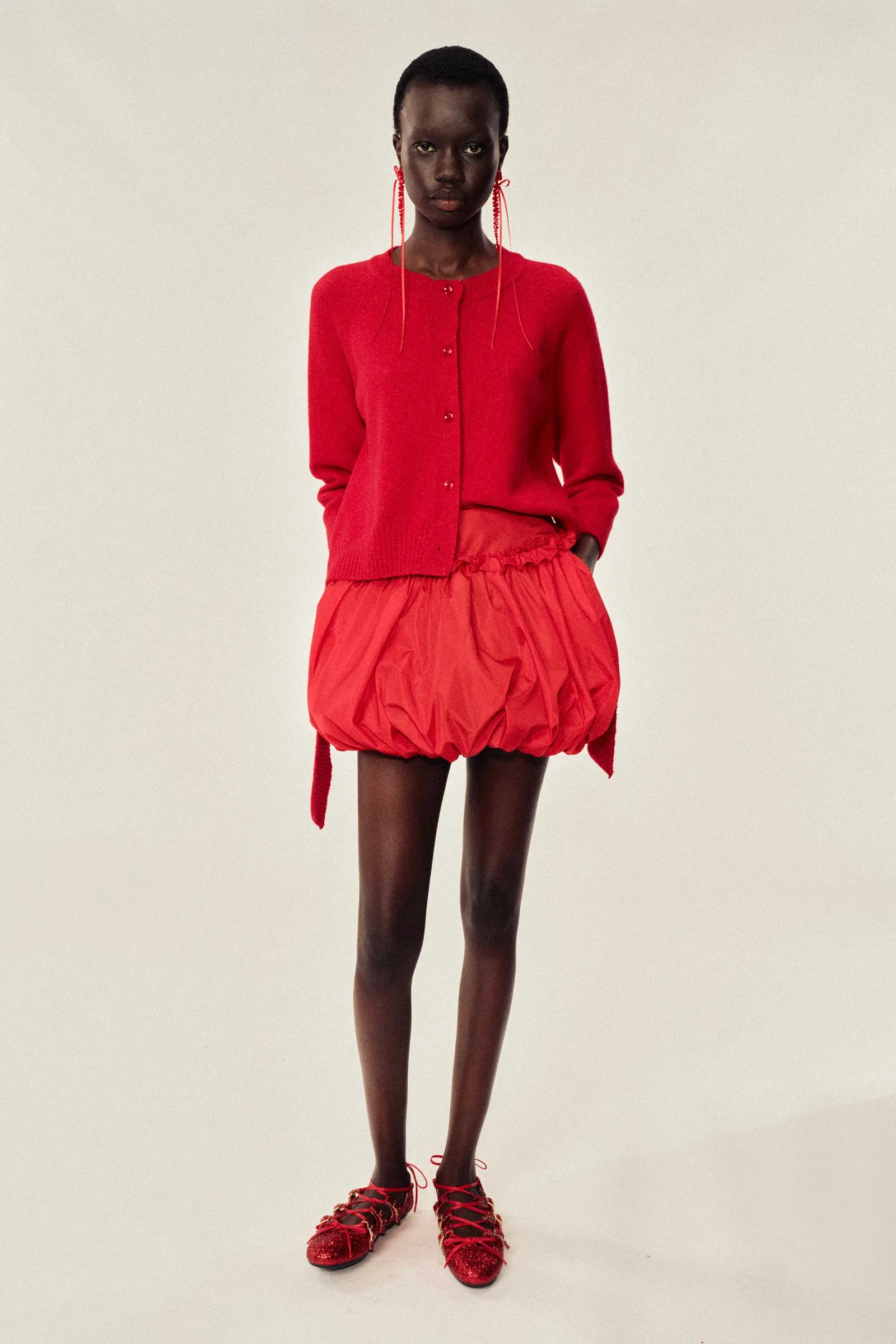 Gathered Bubble Skirt sold by Simone Rocha
