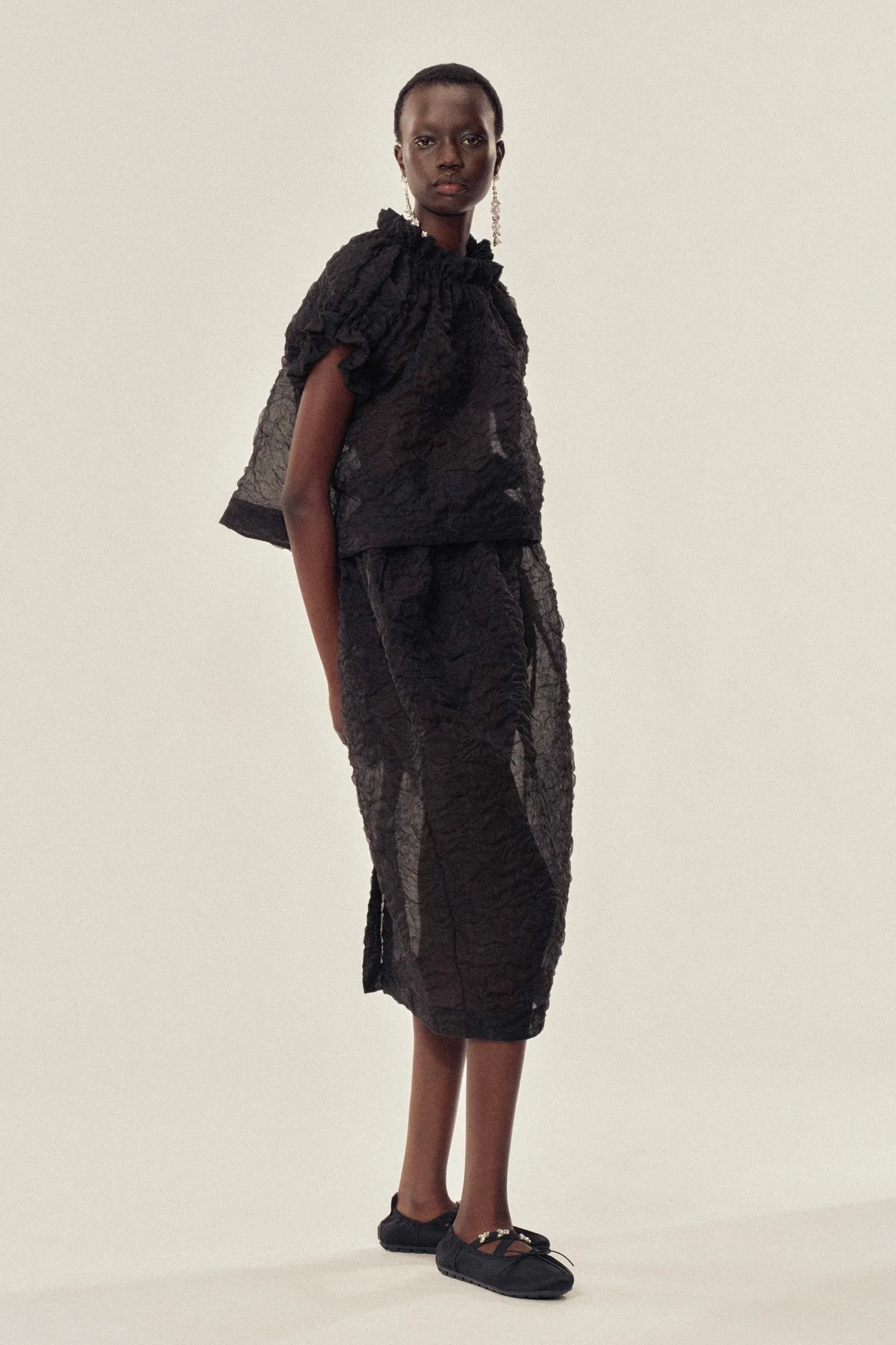 Ruffle Waist Tulip Skirt sold by Simone Rocha product image thumbnail 2