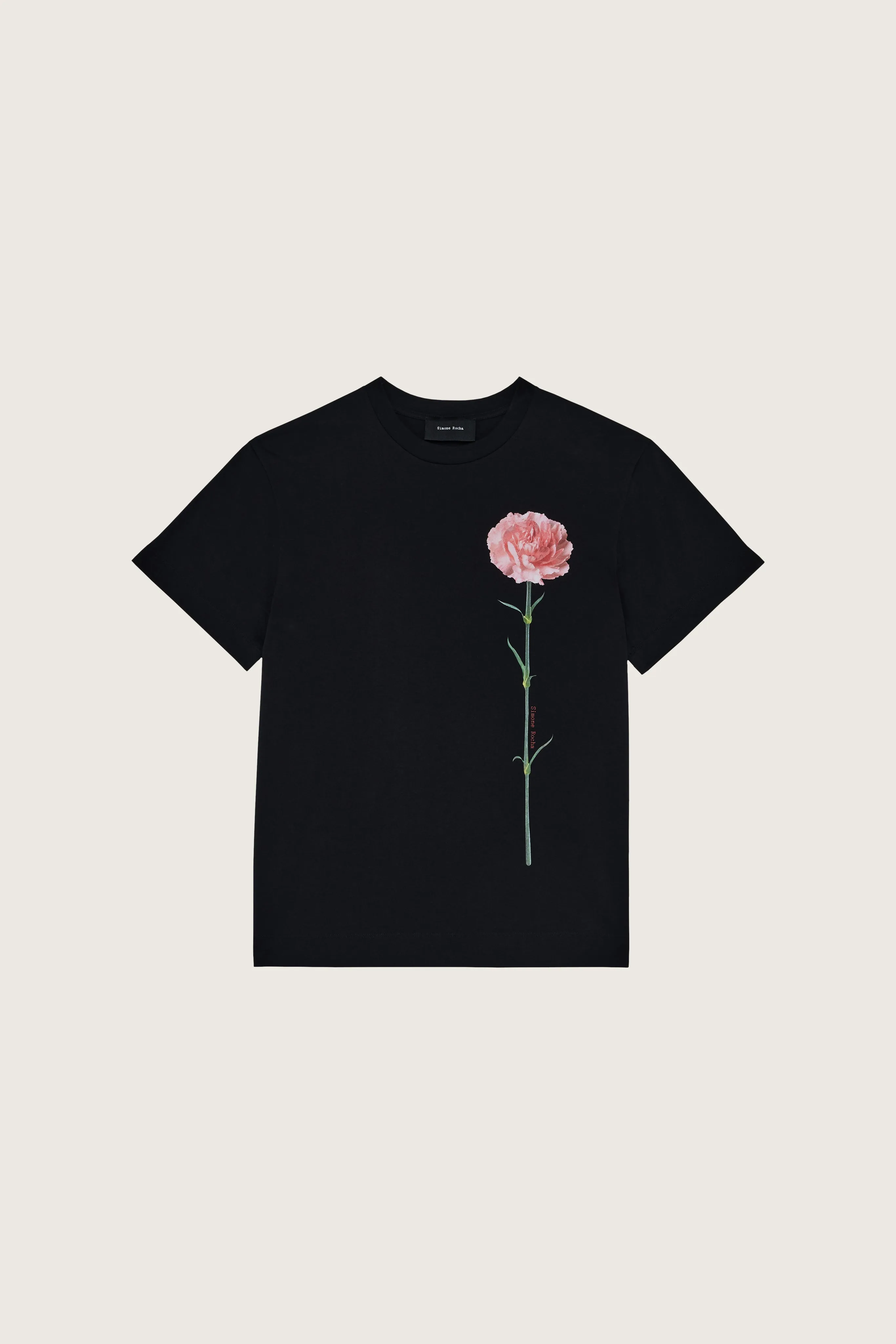 Carnation Short Sleeve T-Shirt sold by Simone Rocha