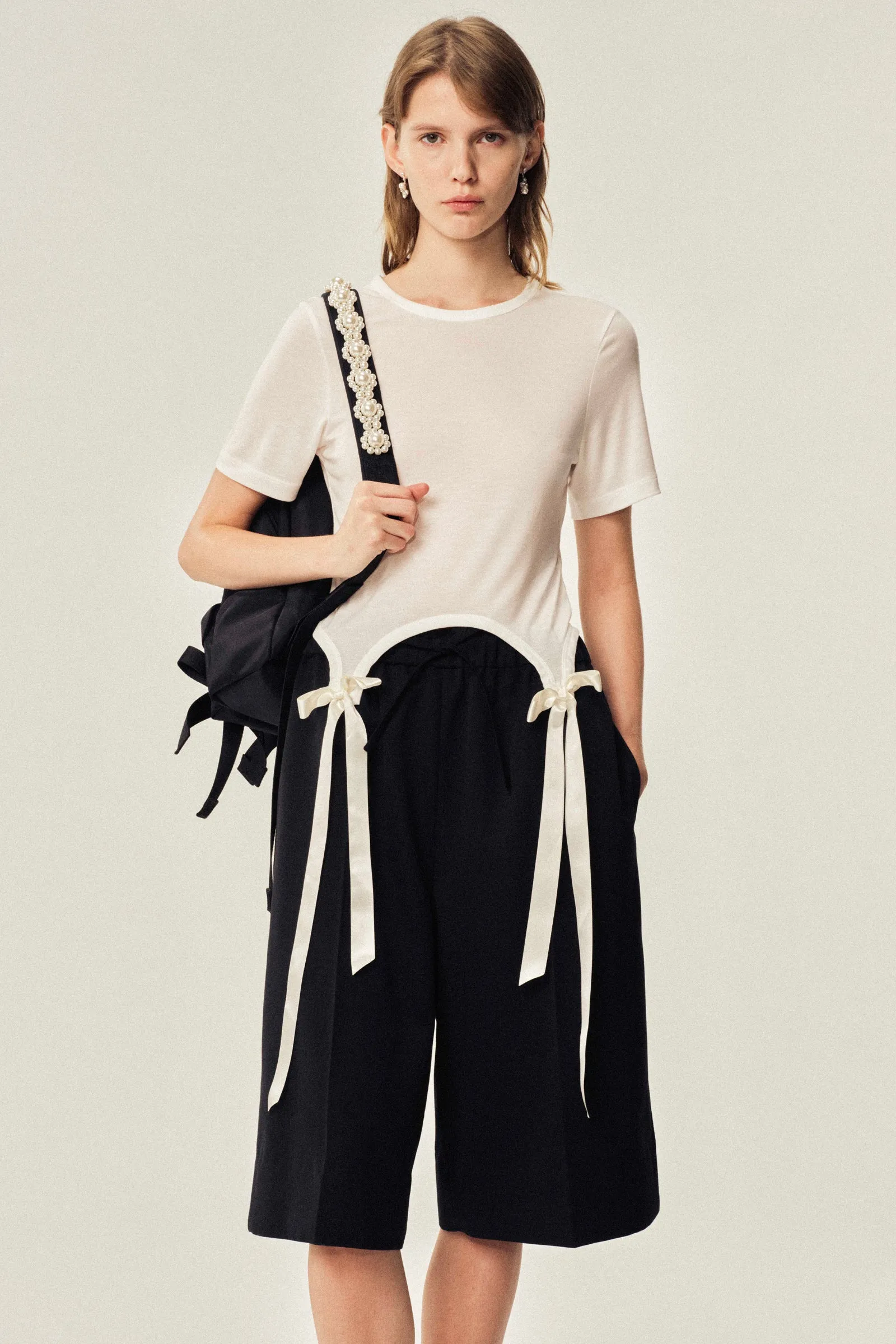 Wide Leg Long Shorts sold by Simone Rocha product image thumbnail 3