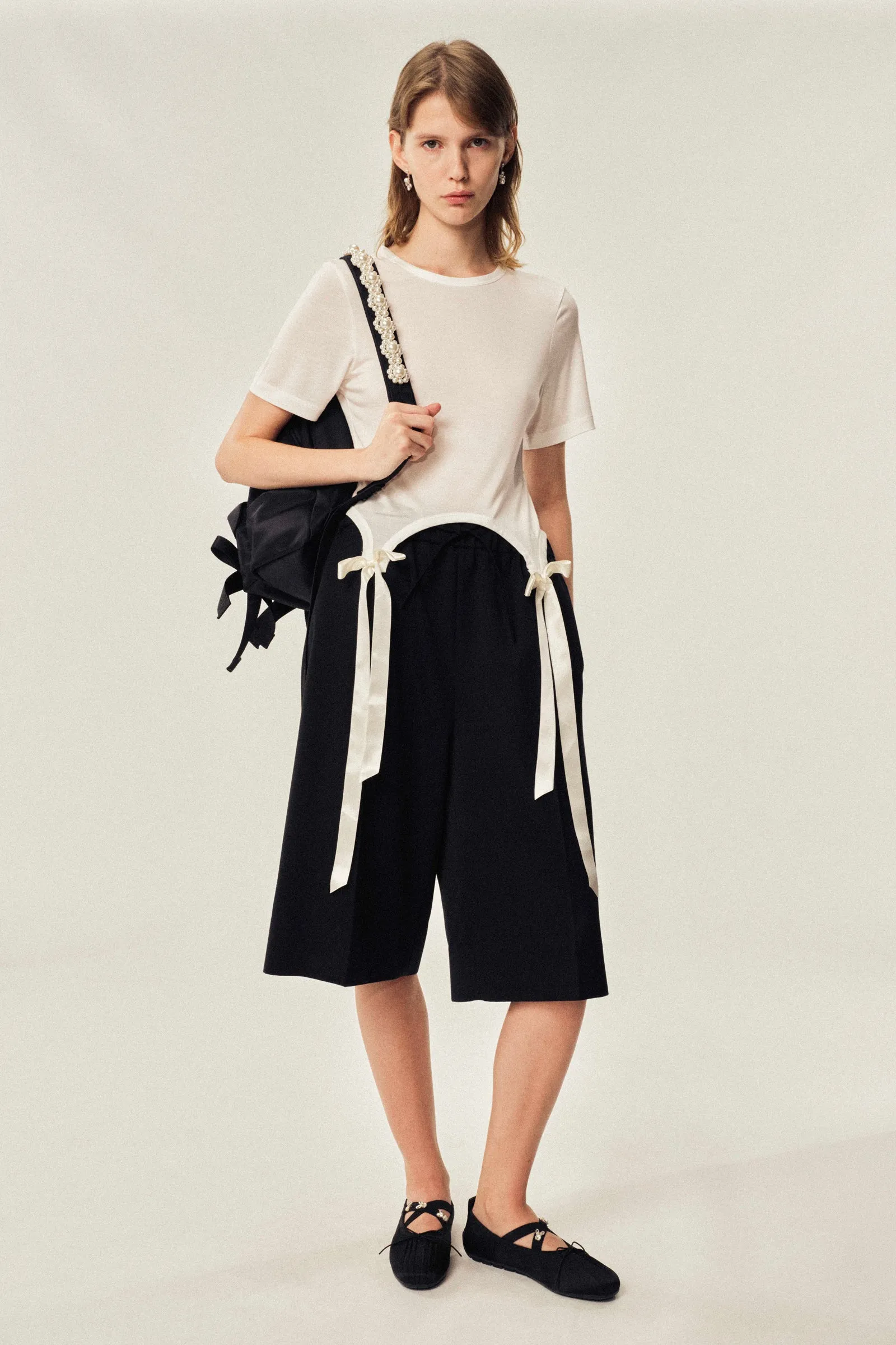 Wide Leg Long Shorts sold by Simone Rocha
