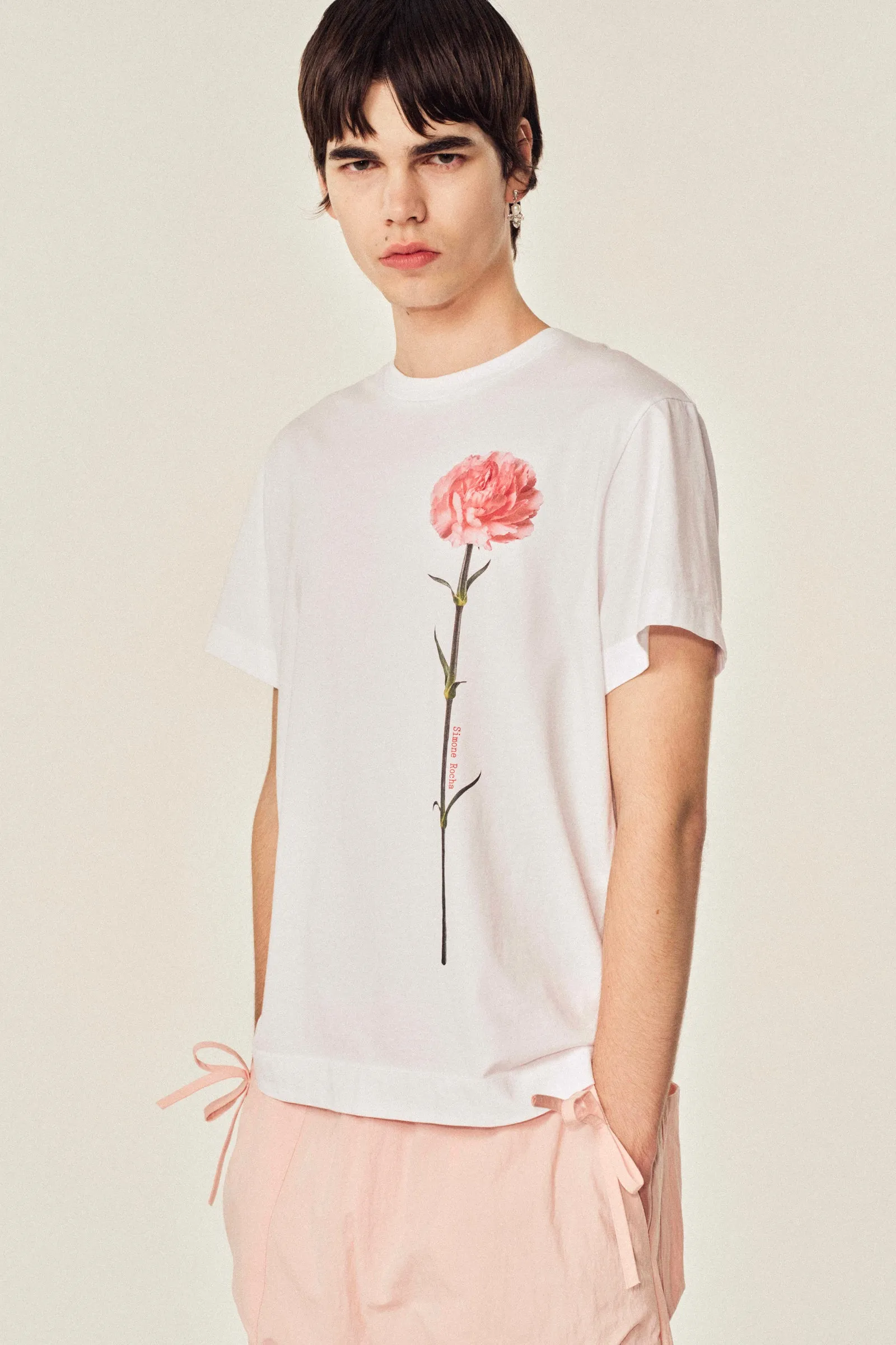 Carnation Short Sleeve T-Shirt sold by Simone Rocha product image thumbnail 2
