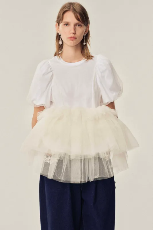 Tutu Hem T-Shirt sold by Simone Rocha