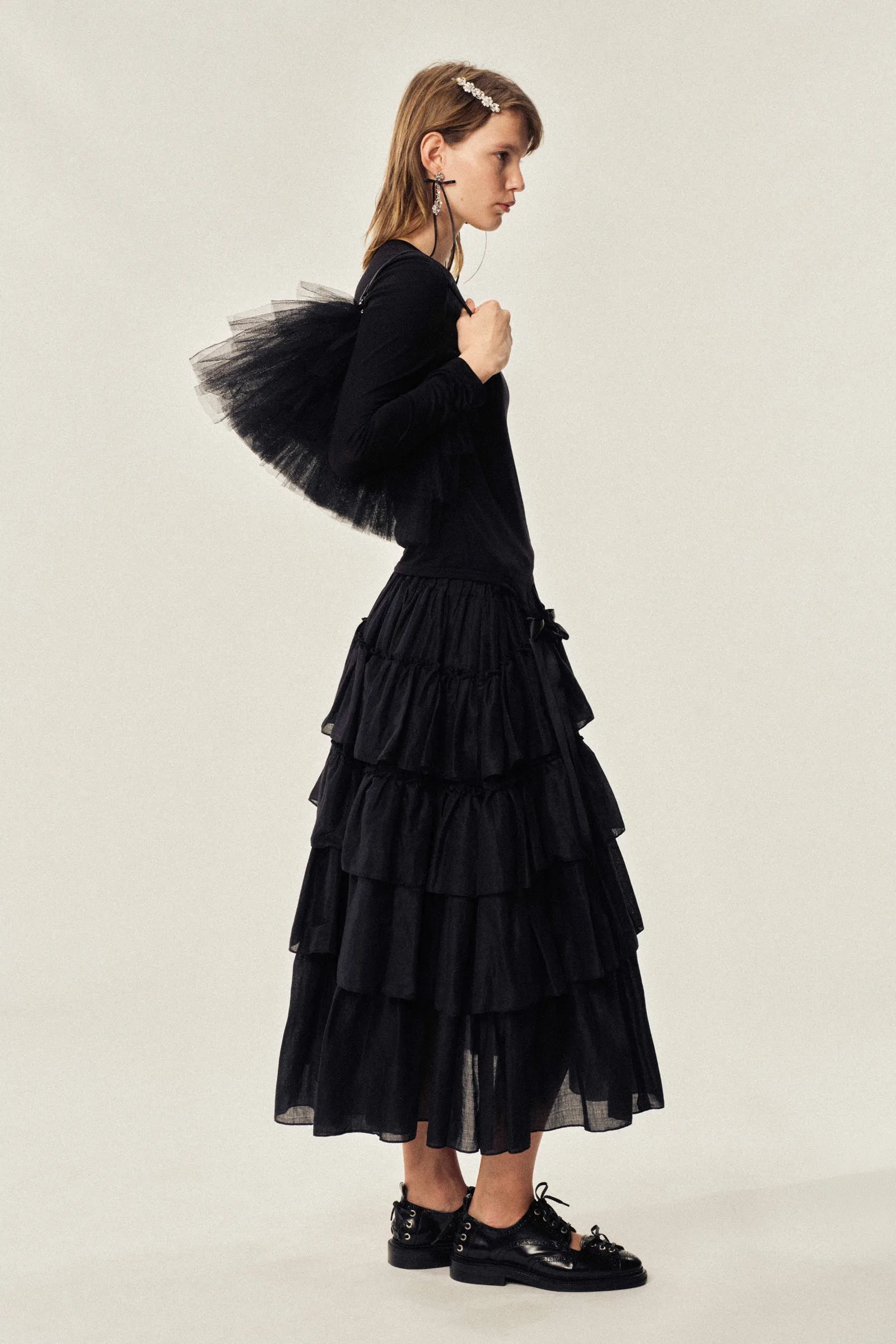 Bow Tail Easy Long Sleeve T-Shirt sold by Simone Rocha product image thumbnail 2